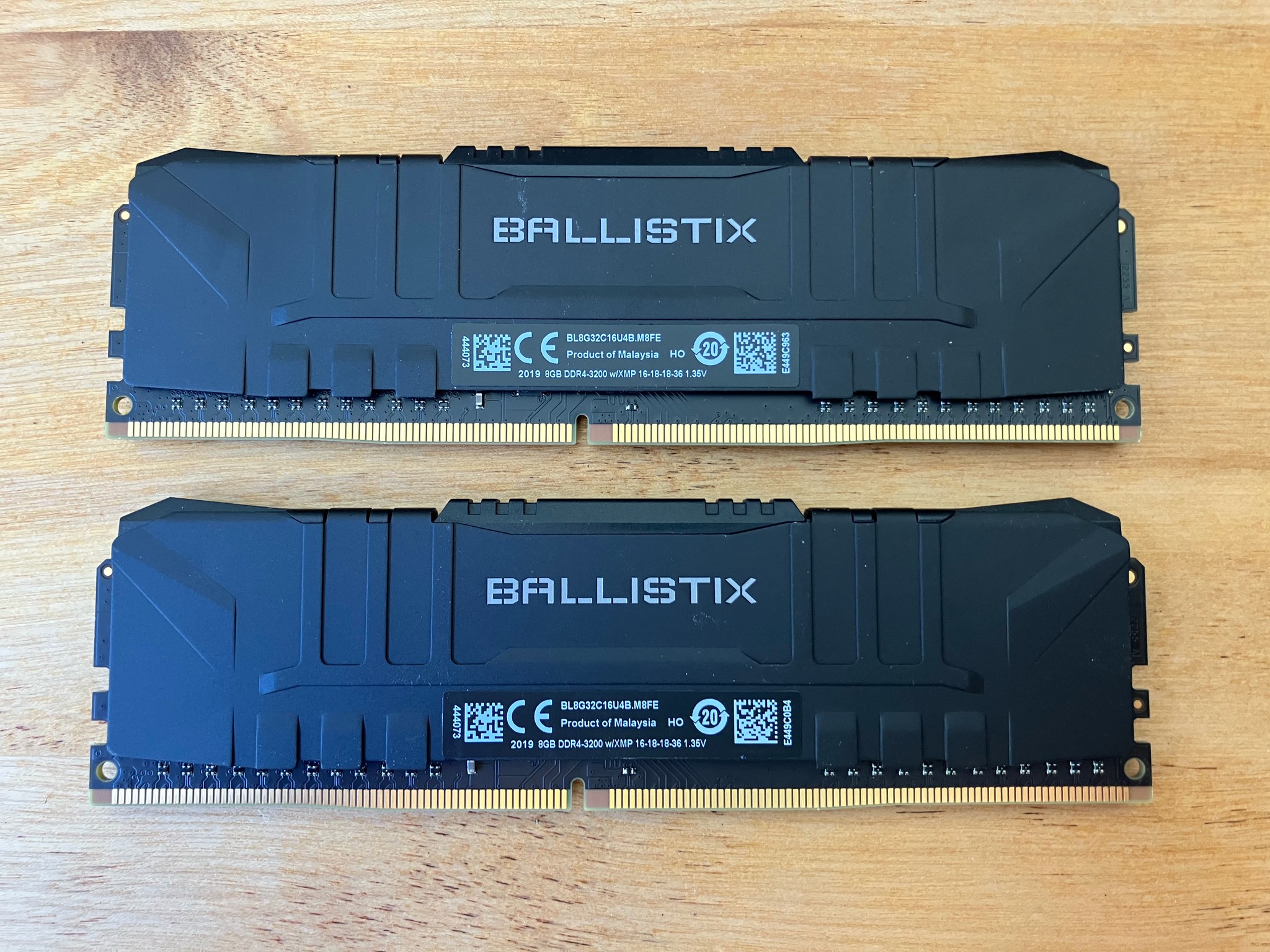 Crucial Ballistix RAM 16GB DDR4-3200 (2x8GB)