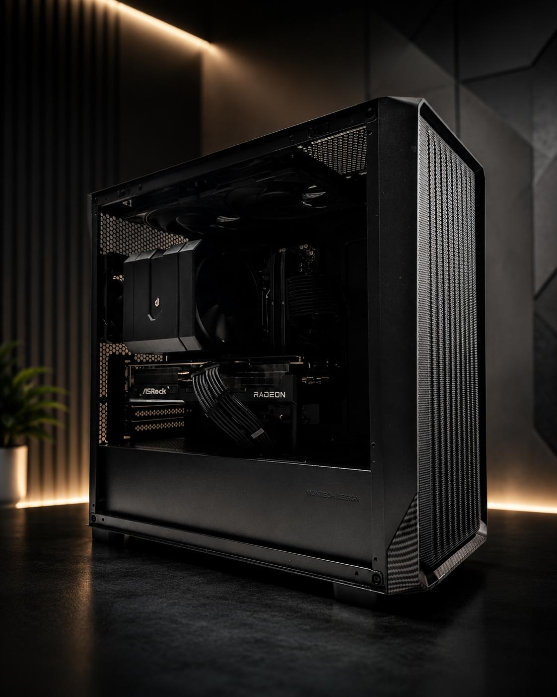Blackout Gaming PC  Ryzen 9600X | RX 9070 XT 16GB | 1TB SSD| 16GB DDR5 6000 CL 30| WIFI+BT|