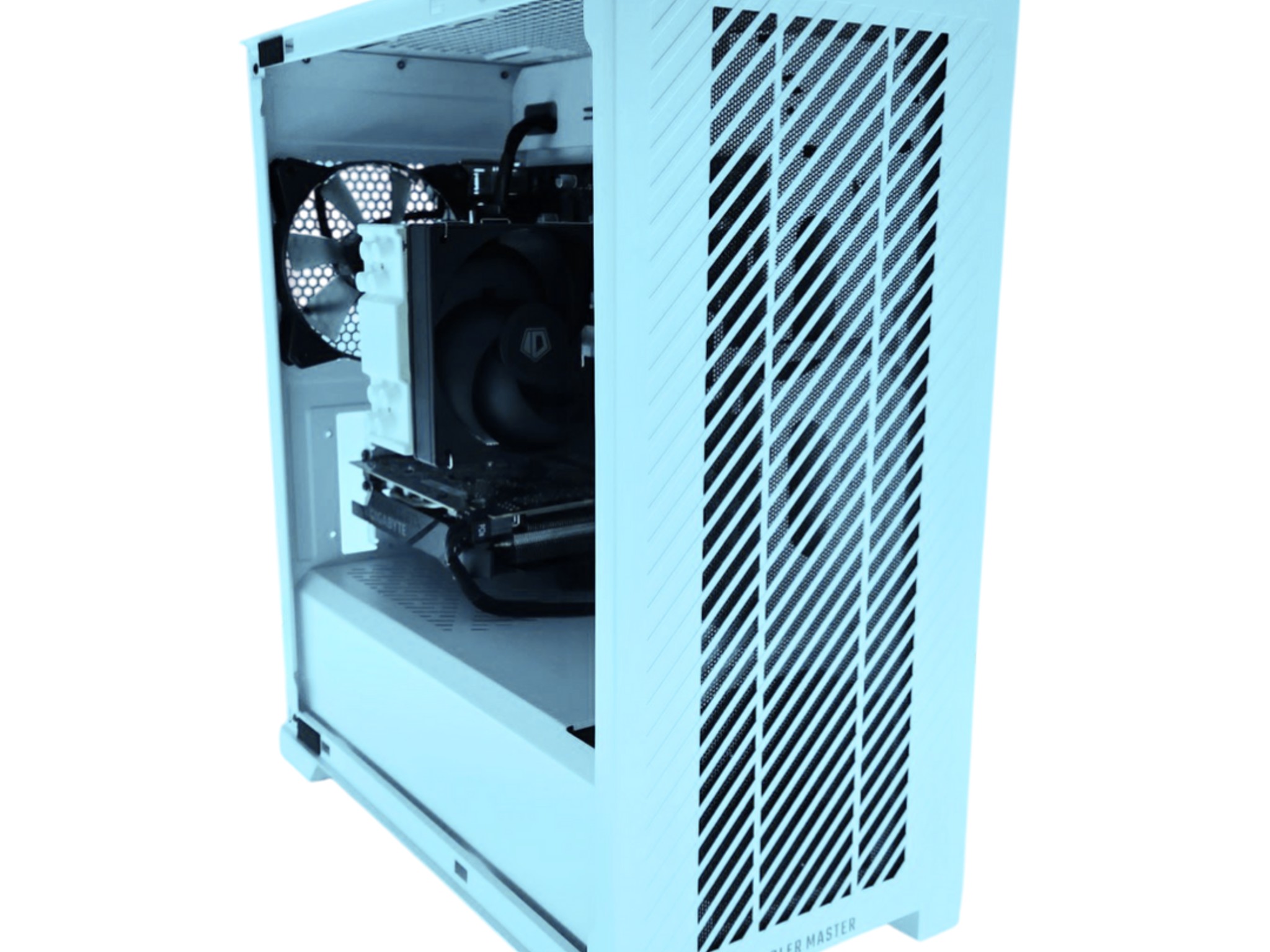 🛡 Defender 🗡: GTX 1660 TI | Ryzen 2600 | 16GB DDR4 RAM | 512GB SSD | 2 Fans | White Gaming PC