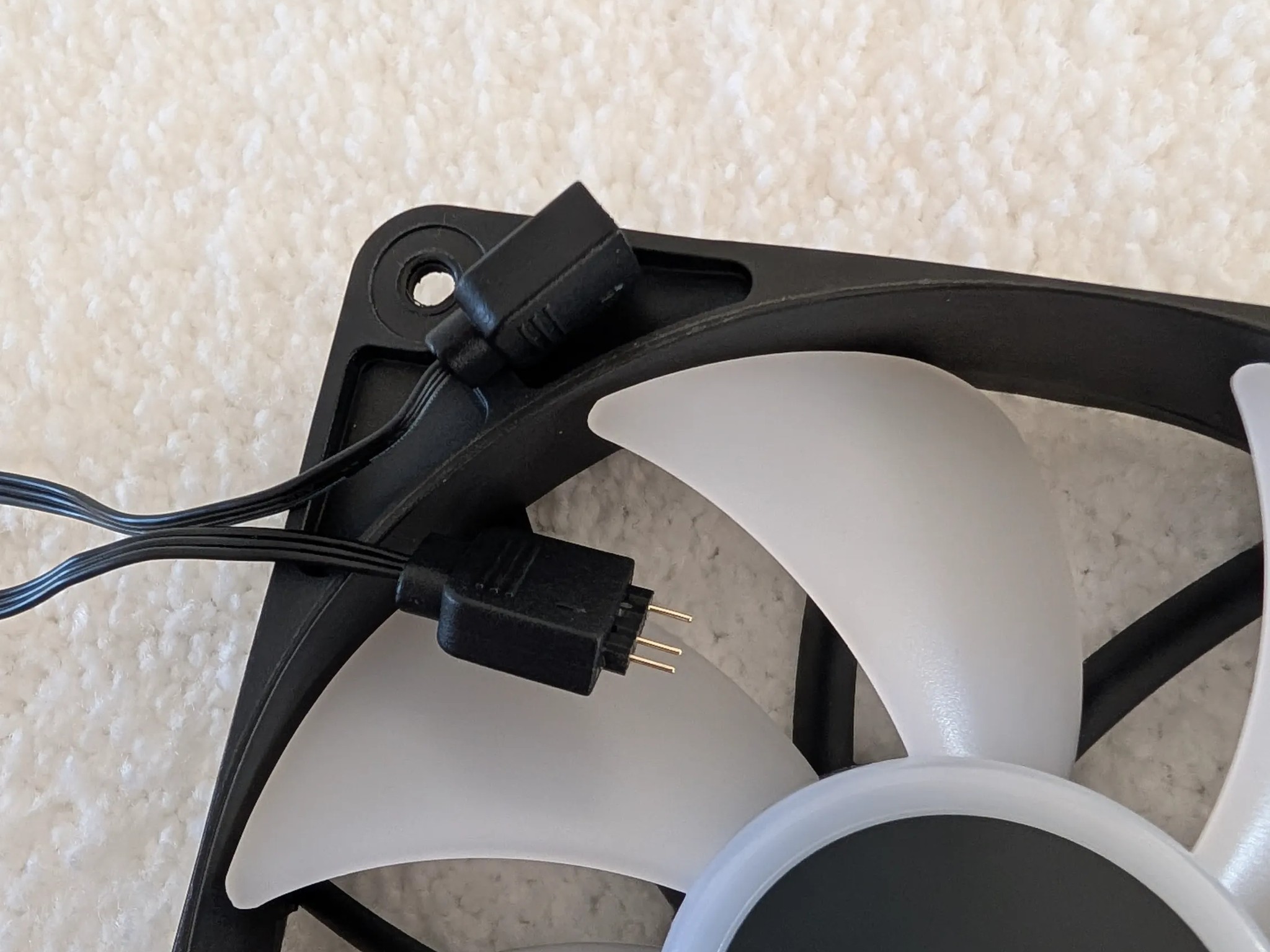 Corsair RS120 ARGB Magnetic Dome Bearing 120mm Case Fan - Black (3 Pack)