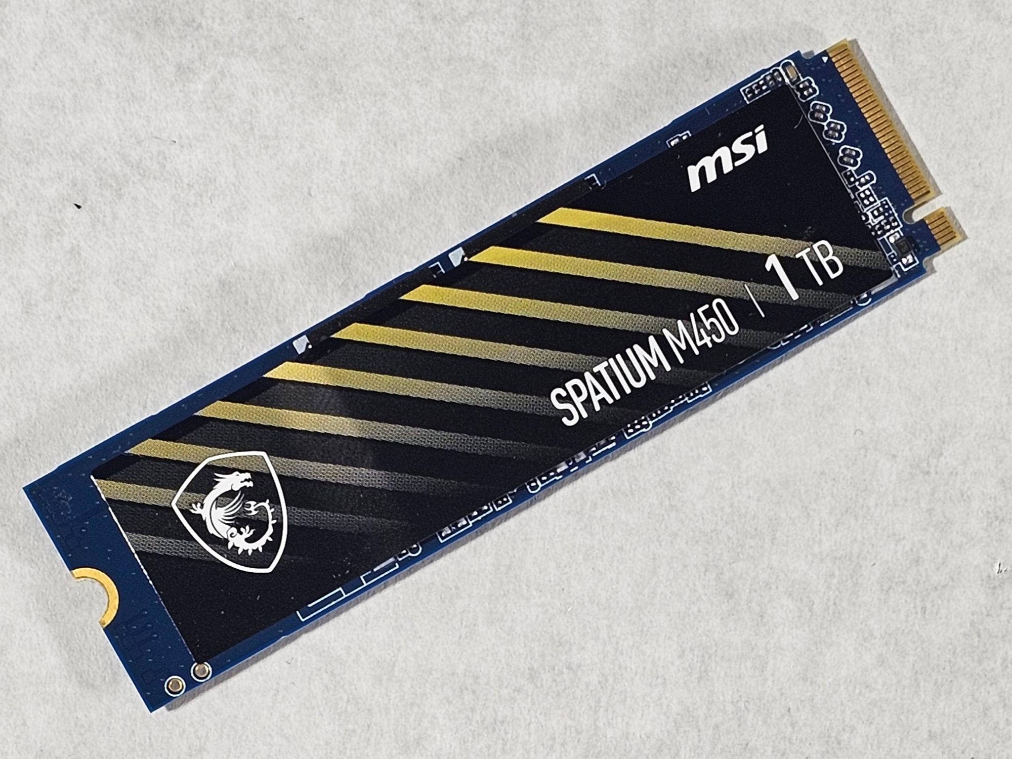 1TB NVMe M.2 SSD MSI Spatium M450