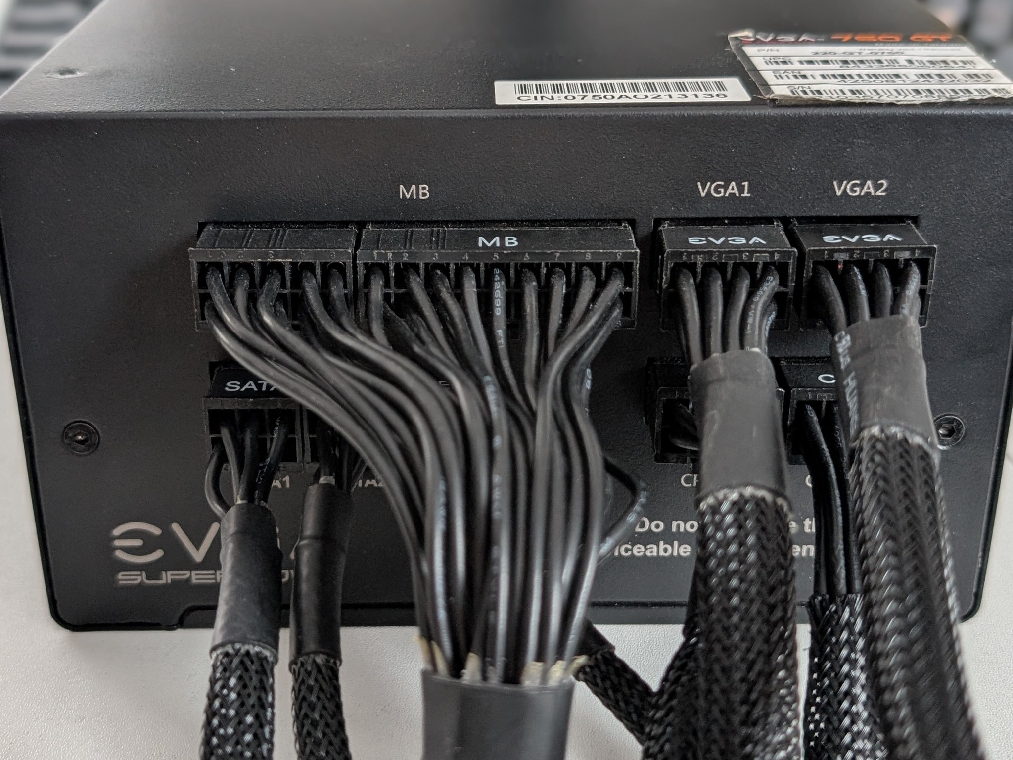 EVGA SuperNOVA 750 GT 750W 80+ Gold Fully Modular PSU