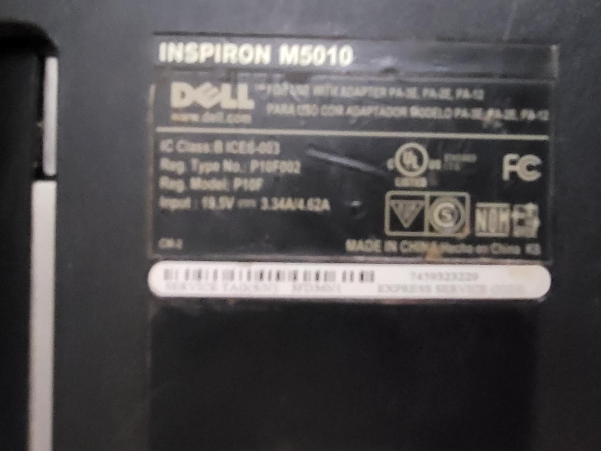 dell Inspiron m5010 for parts