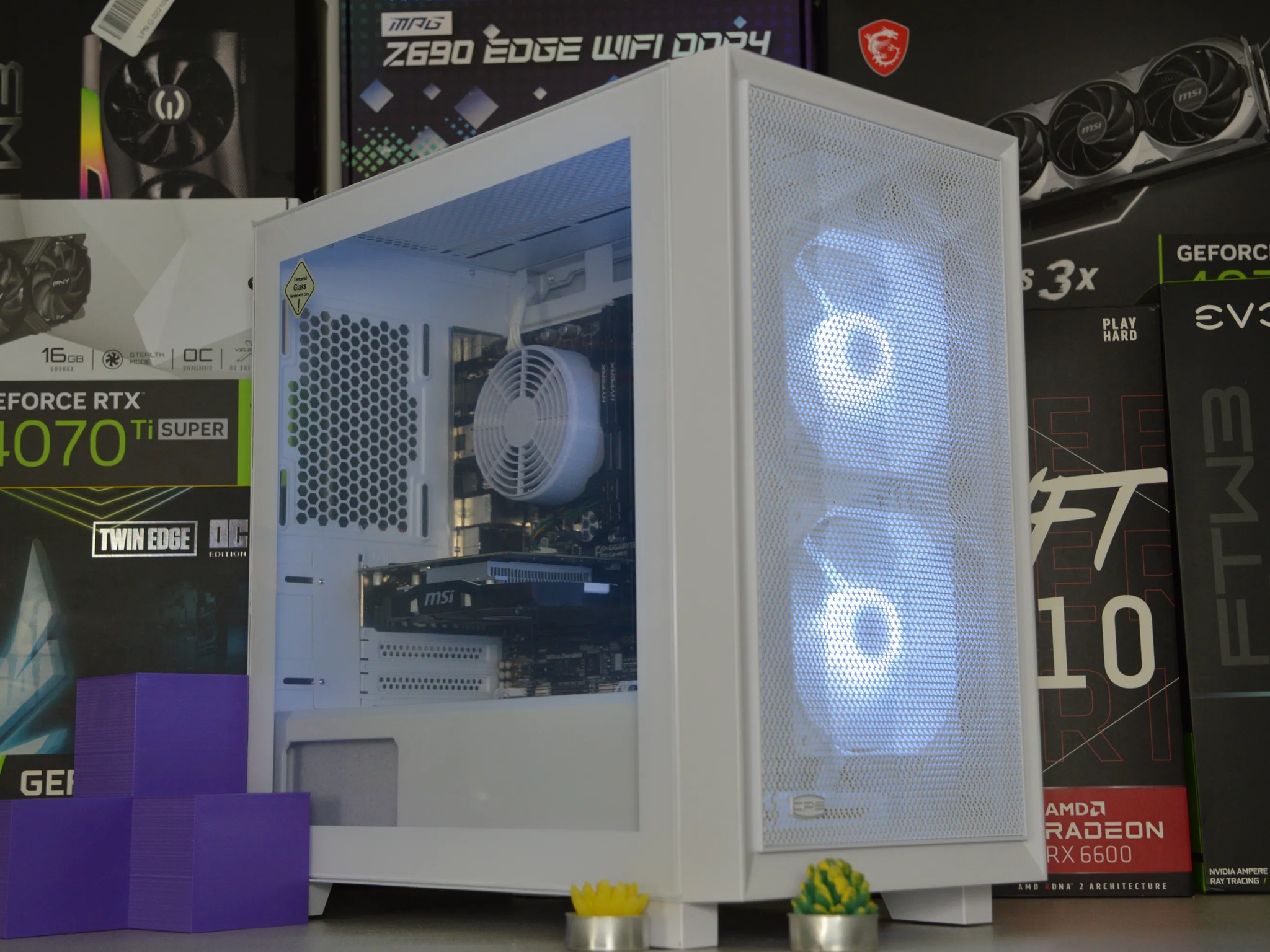 ❄️🔥| GTX 1050Ti 4GB | INTEL i5 4460 | 16GB DDR3 RAM | 256GB SSD + 1TB Hard Drive | SnowBlaze |