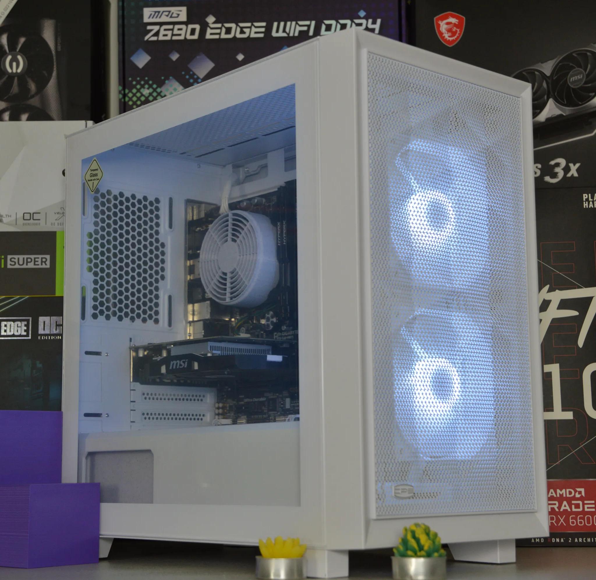 ❄️🔥| GTX 1050Ti 4GB | INTEL i5 4460 | 16GB DDR3 RAM | 256GB SSD + 1TB Hard Drive | SnowBlaze |