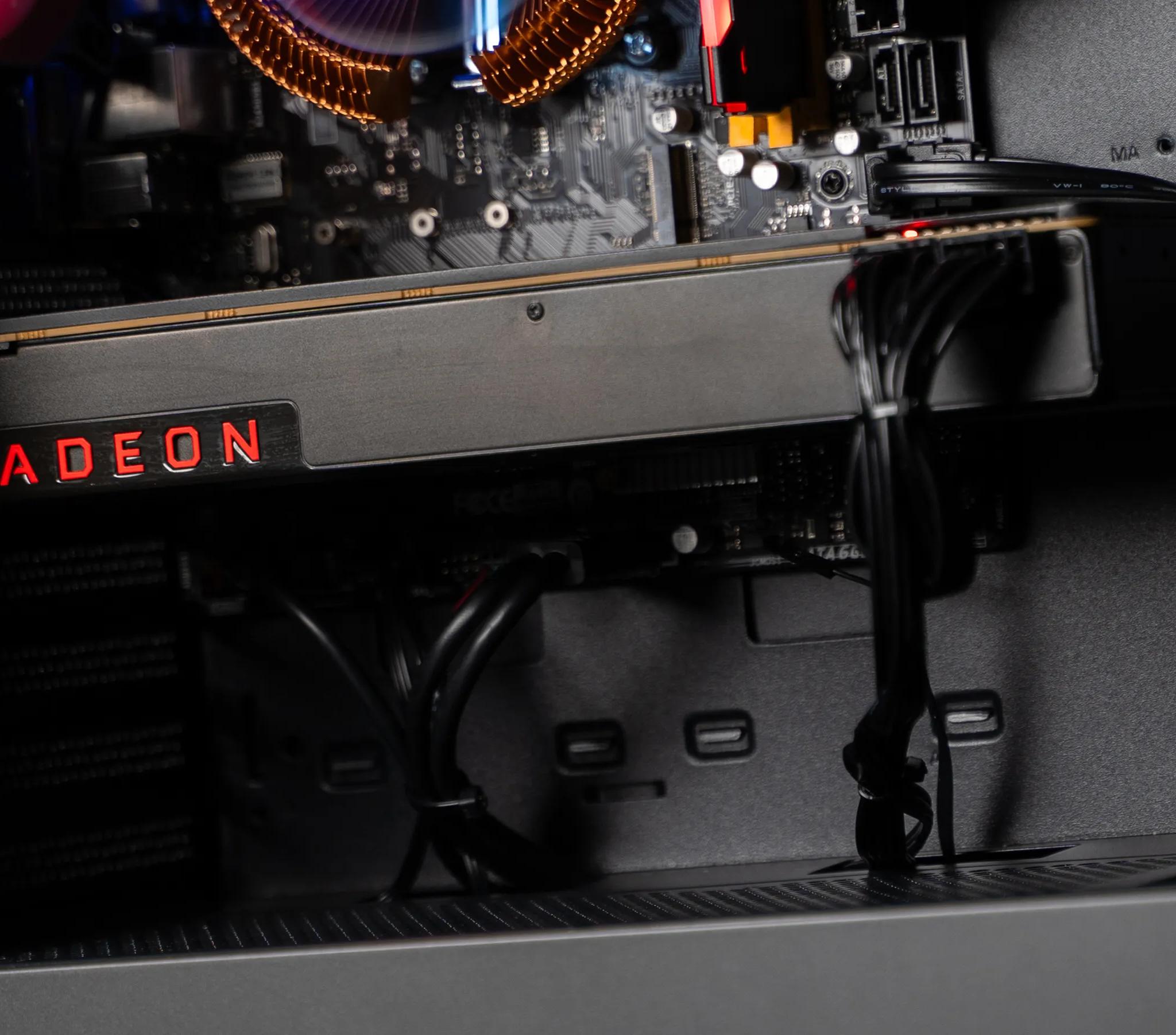“VegaMight” Radeon Vega 64 Ryzen 5 16GB Windows 11 Pro 1TB Gaming PC Powerhouse