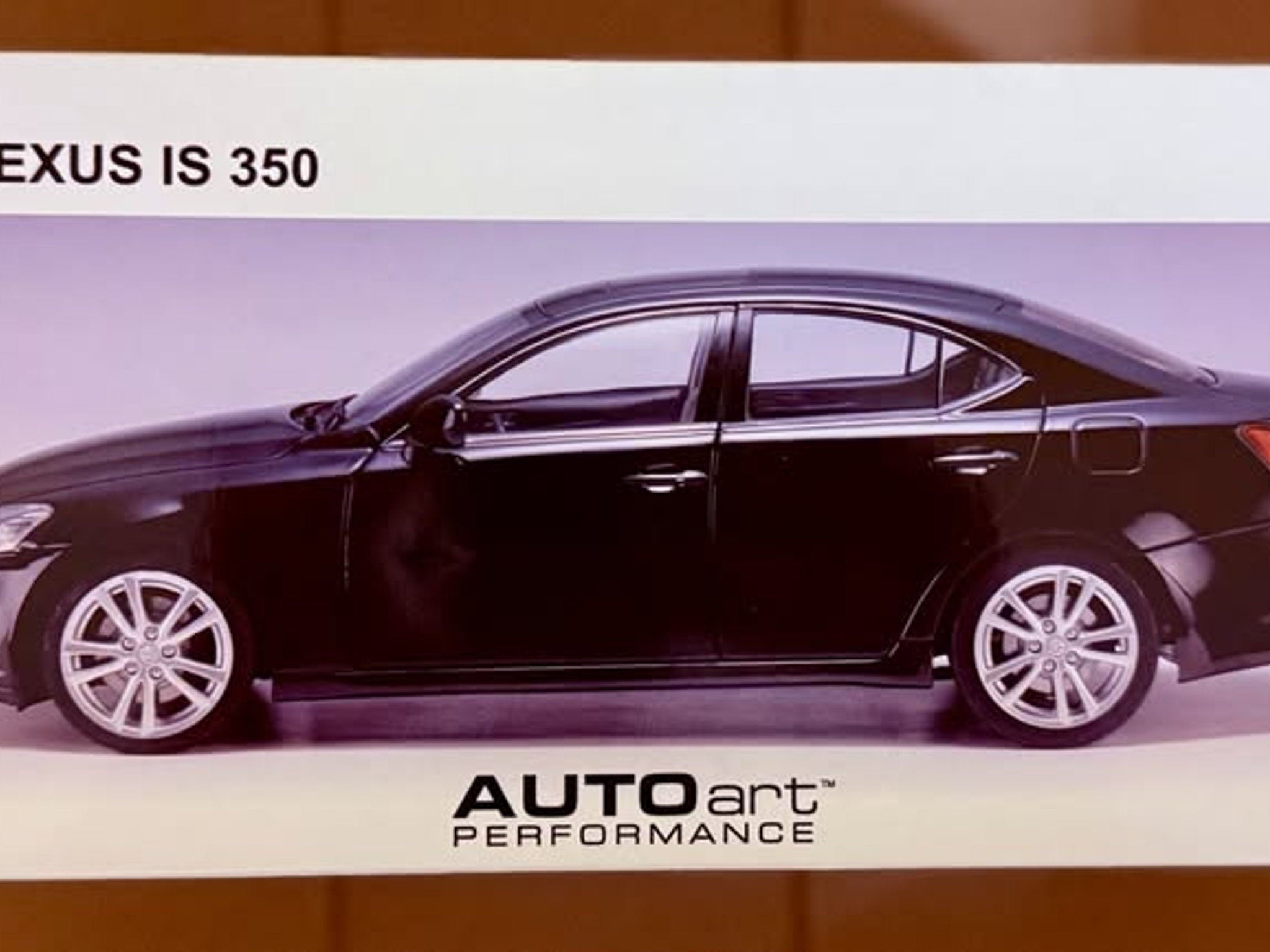 Autoart Performance 1/18 Scale 2006 Lexus IS350 Obsidian Black Model Car