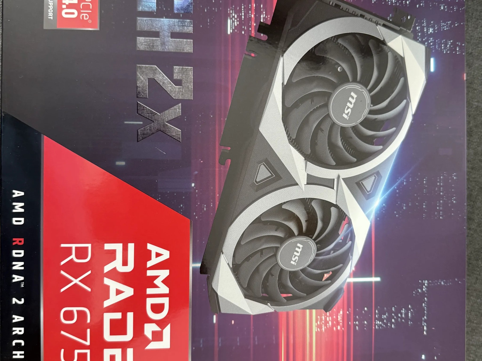 USED MSI Mech Radeon RX 6750 XT 12GB GDDR6 PCI Express 4.0 ATX Video Card RX 6750 XT MECH 2X 12G V1