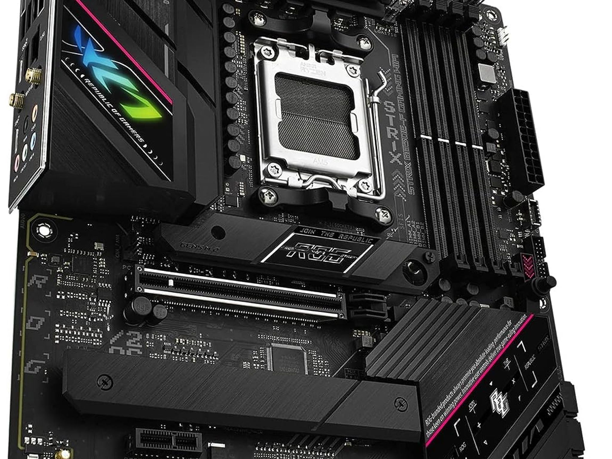 ASUS ROG STRIX B650E-F GAMING WIFI AMD AM5 B650 ATX M.2 Desktop Motherboard A