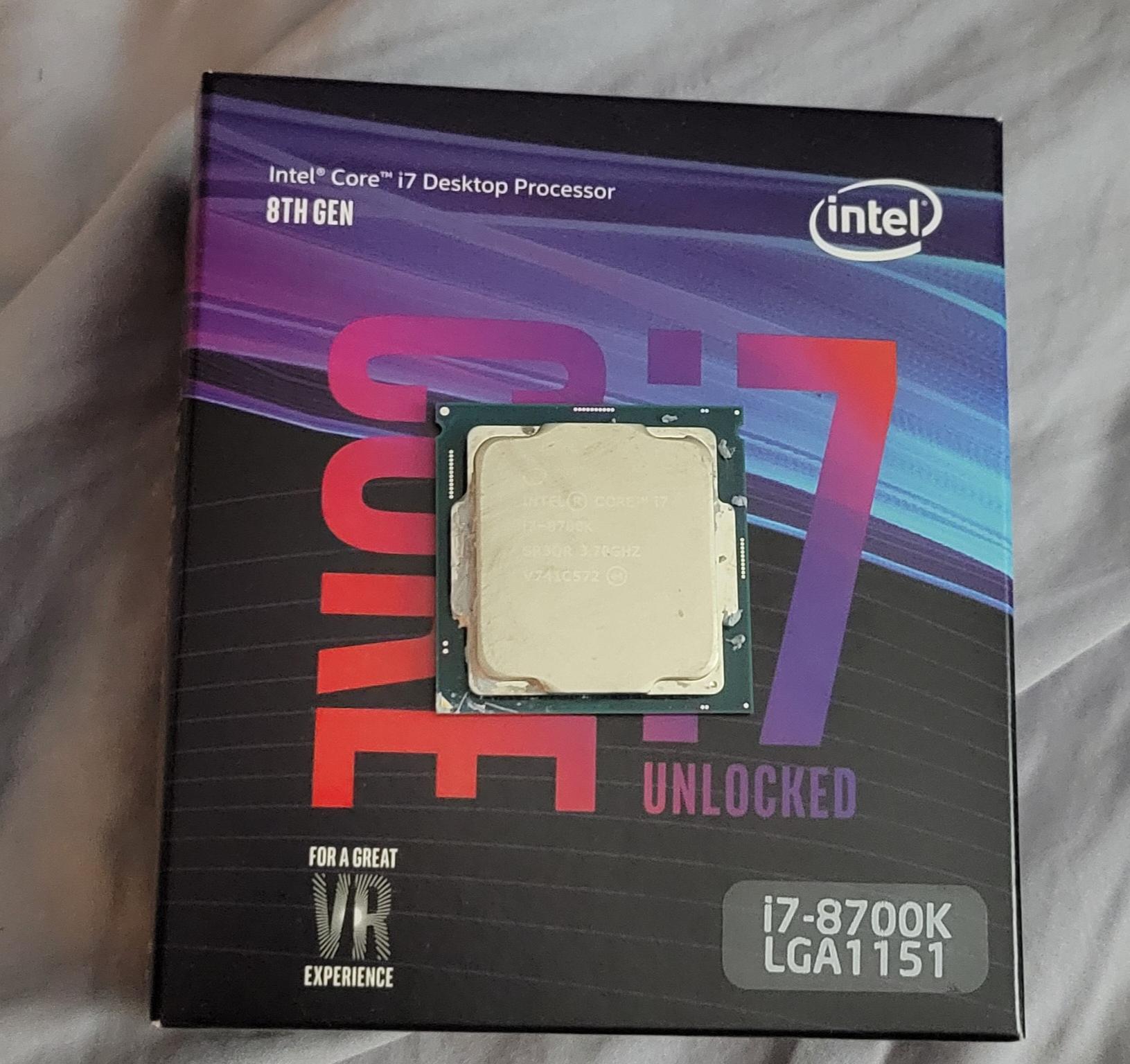 For Sale! Intel i7-8700k 6 Cores 4.7GHz LGA1151 CPU
