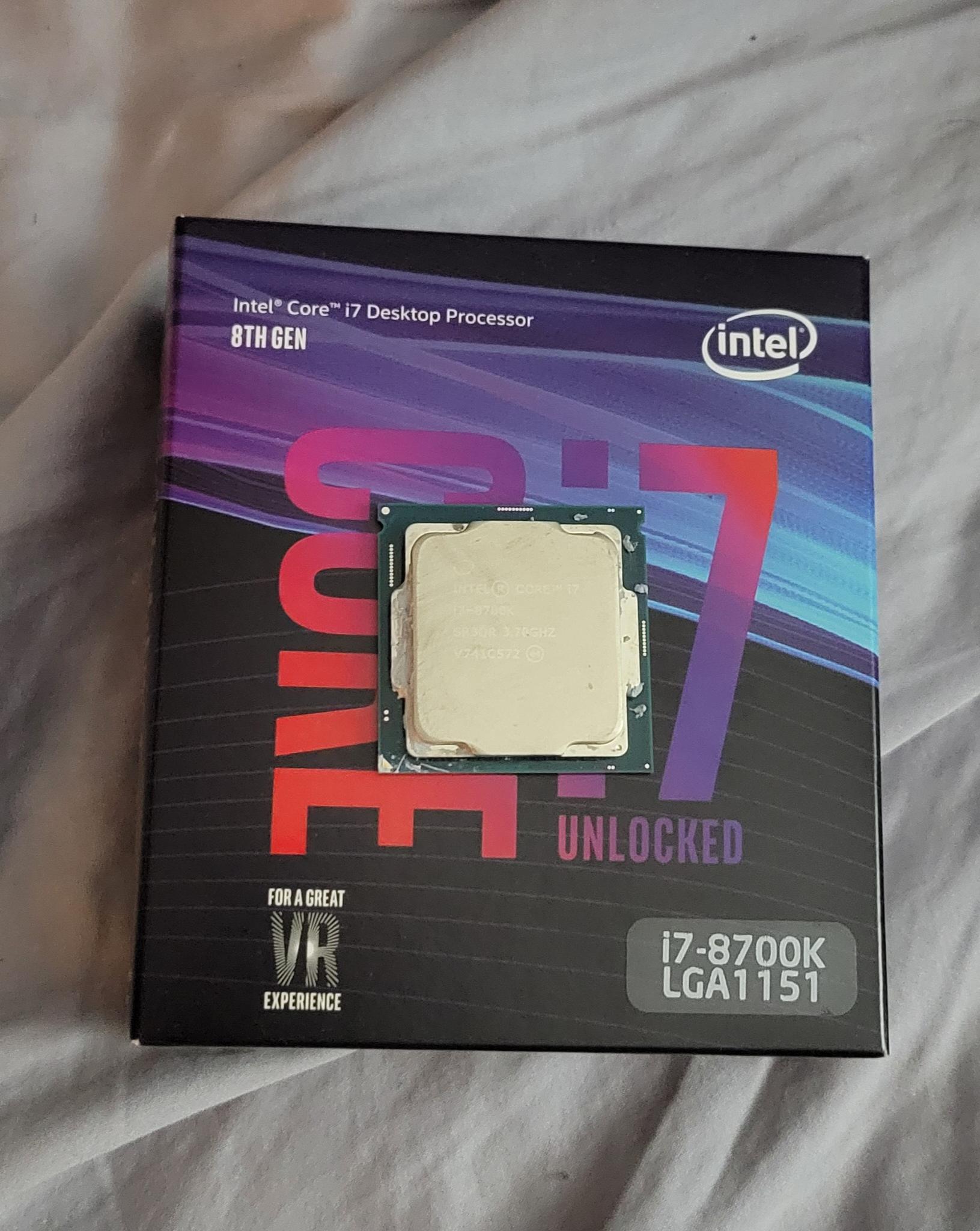 For Sale! Intel i7-8700k 6 Cores 4.7GHz LGA1151 CPU