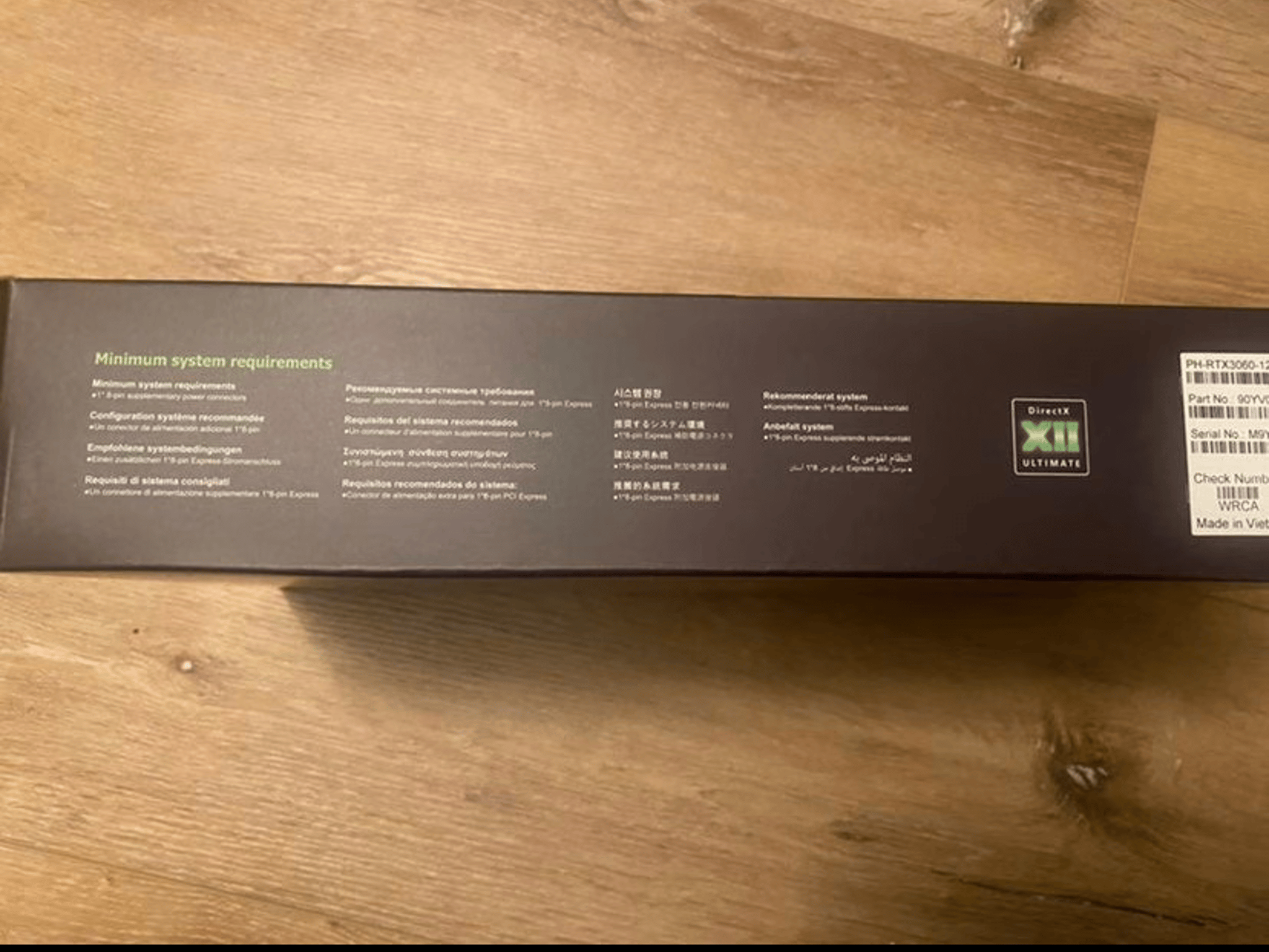 RTX 3060 12gb ASUS Phoenix 