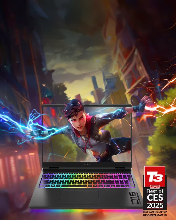 Brand New HP OMEN MAX 16″ Gaming Laptop – RTX 5080 – 32GB RAM – 1TB NVMe SSD