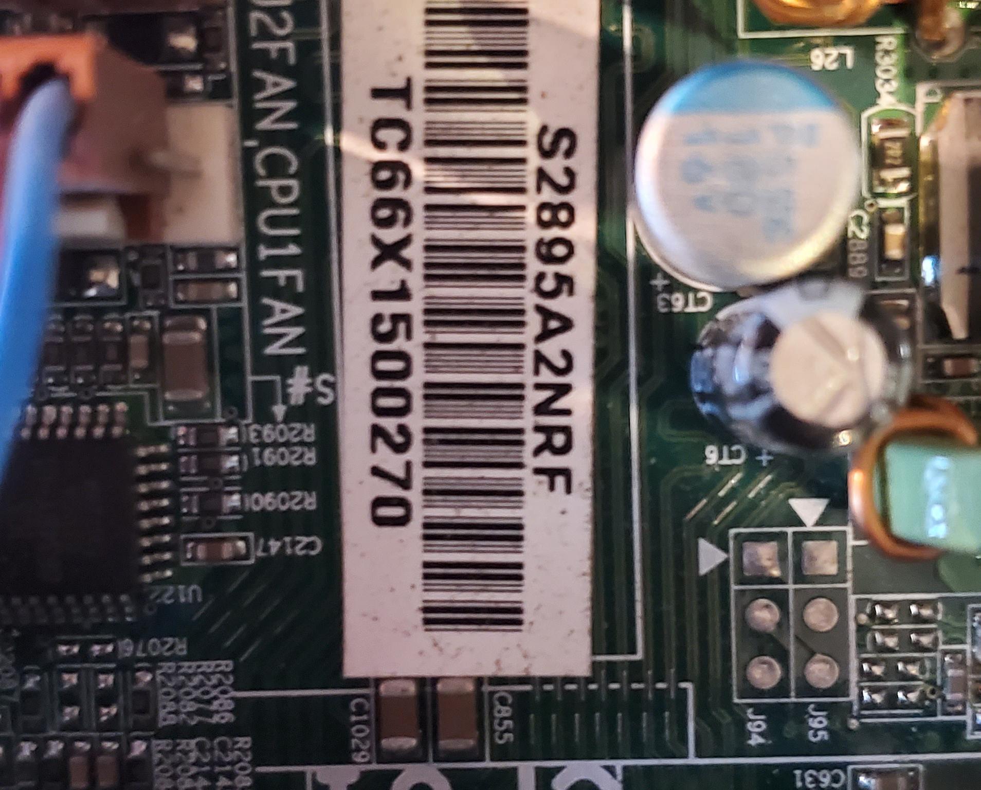 Tyan S2895A2RNF Server Motherboard, CPUs, Ram Combo