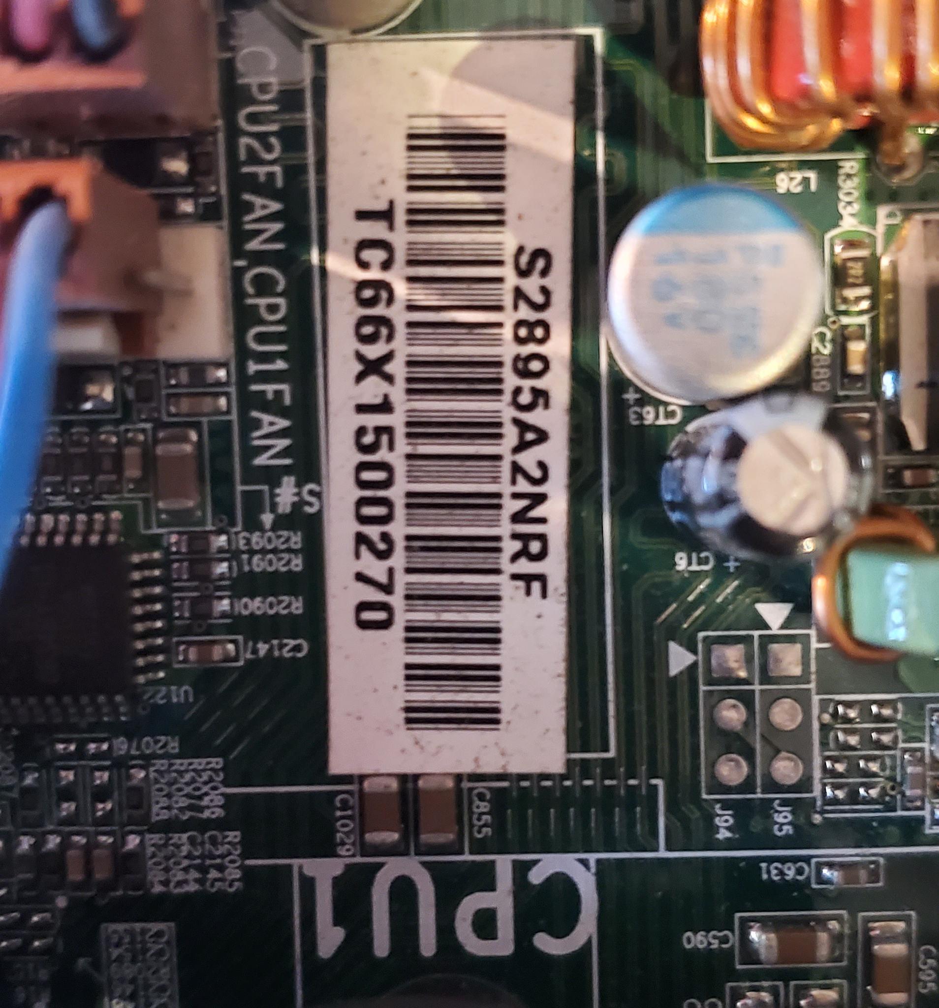 Tyan S2895A2RNF Server Motherboard, CPUs, Ram Combo