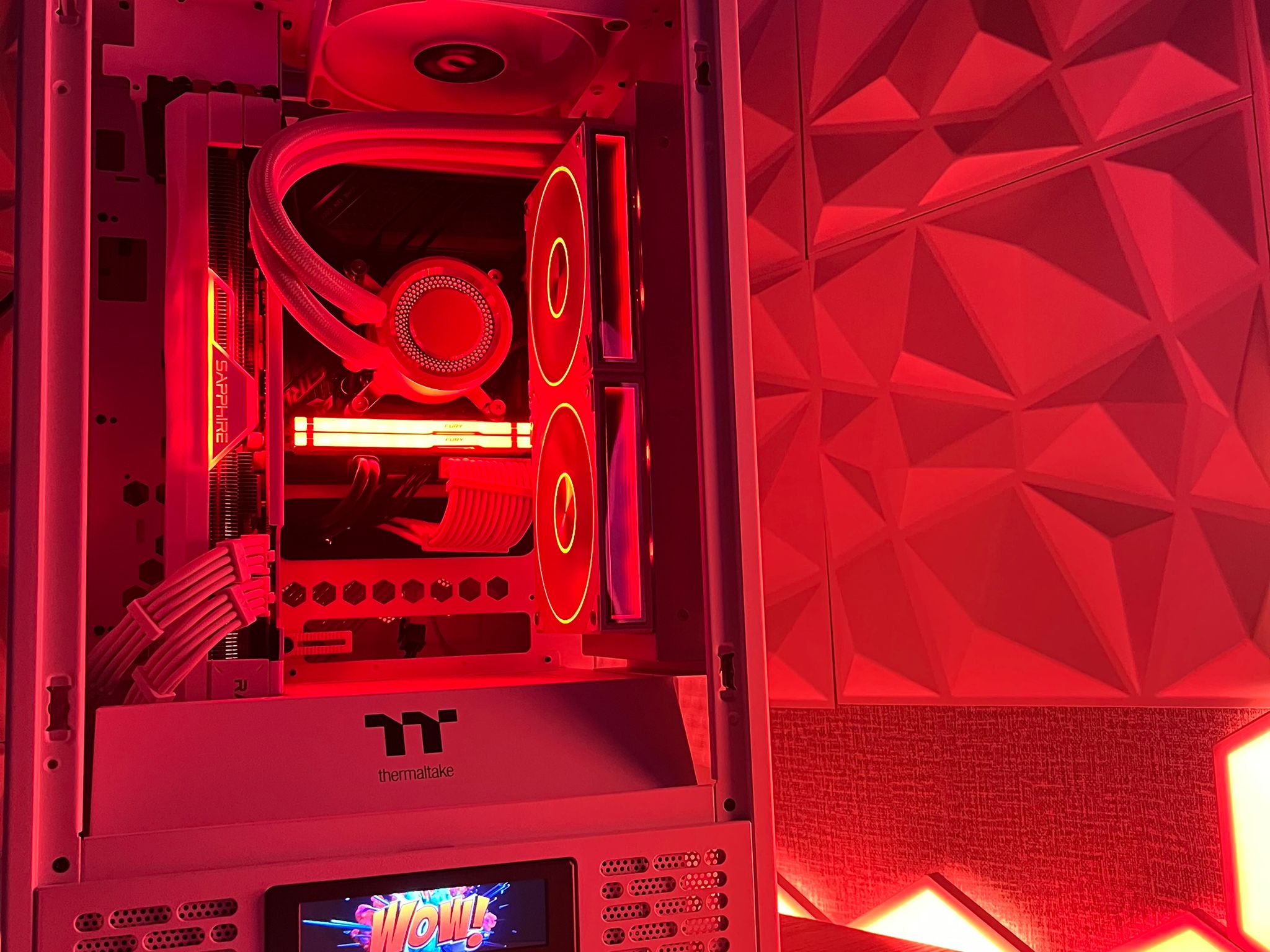 WHITE GAMING PC BUILD | I5 12600KF | SAPPHIRE PURE 7800XT | DDR5 32GB | 1TB SSD | RGB