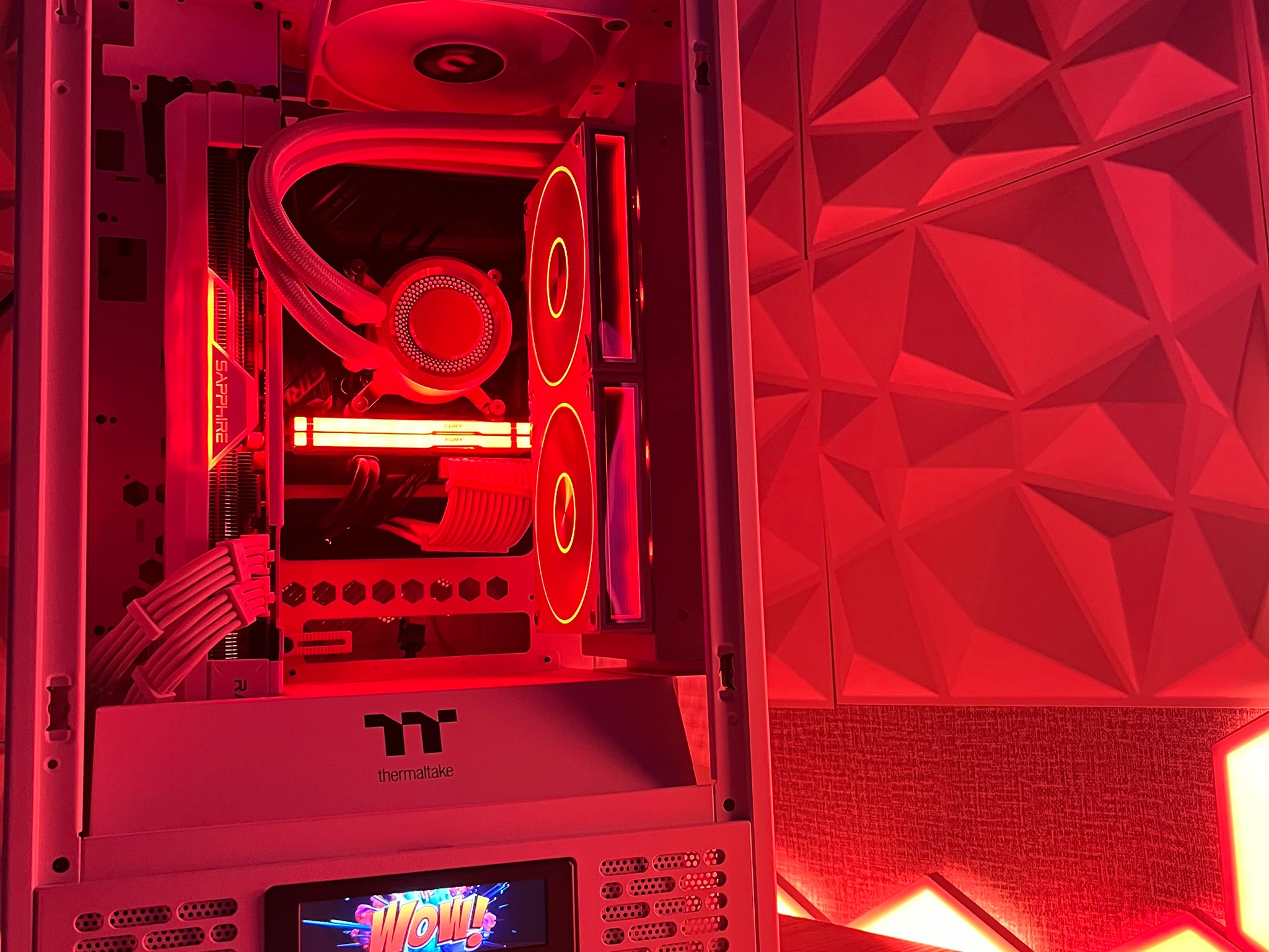 WHITE GAMING PC BUILD | I5 12600KF | SAPPHIRE PURE 7800XT | DDR5 32GB | 1TB SSD | RGB