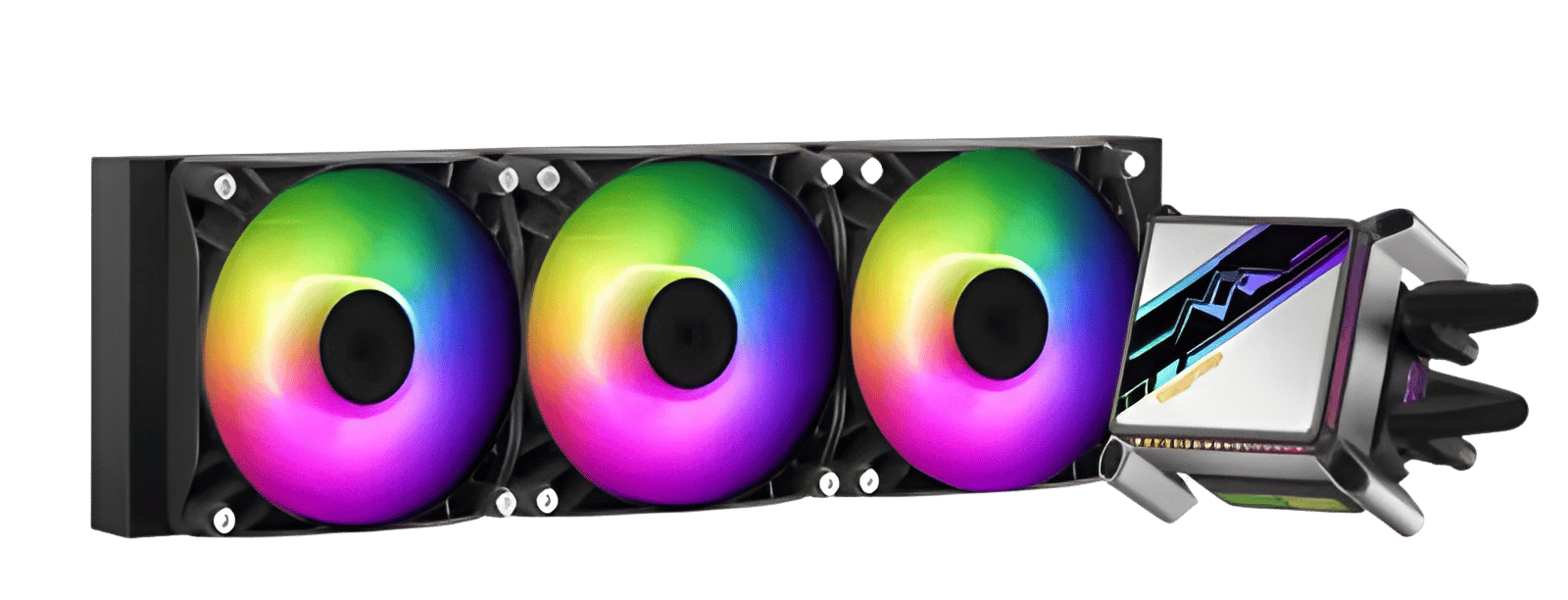 SEGOTEP 🆒KL-360🆒 | BLACK 360mm ARGB AIO CPU Liquid Cooler | TDP: 320W | LGA 1700 & AM5 Ready