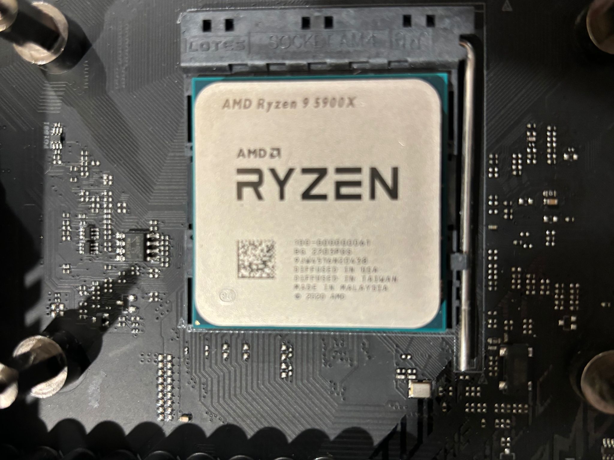 5900X, Motherboard, Ram, AIO, Fans and Fan Hub Combo