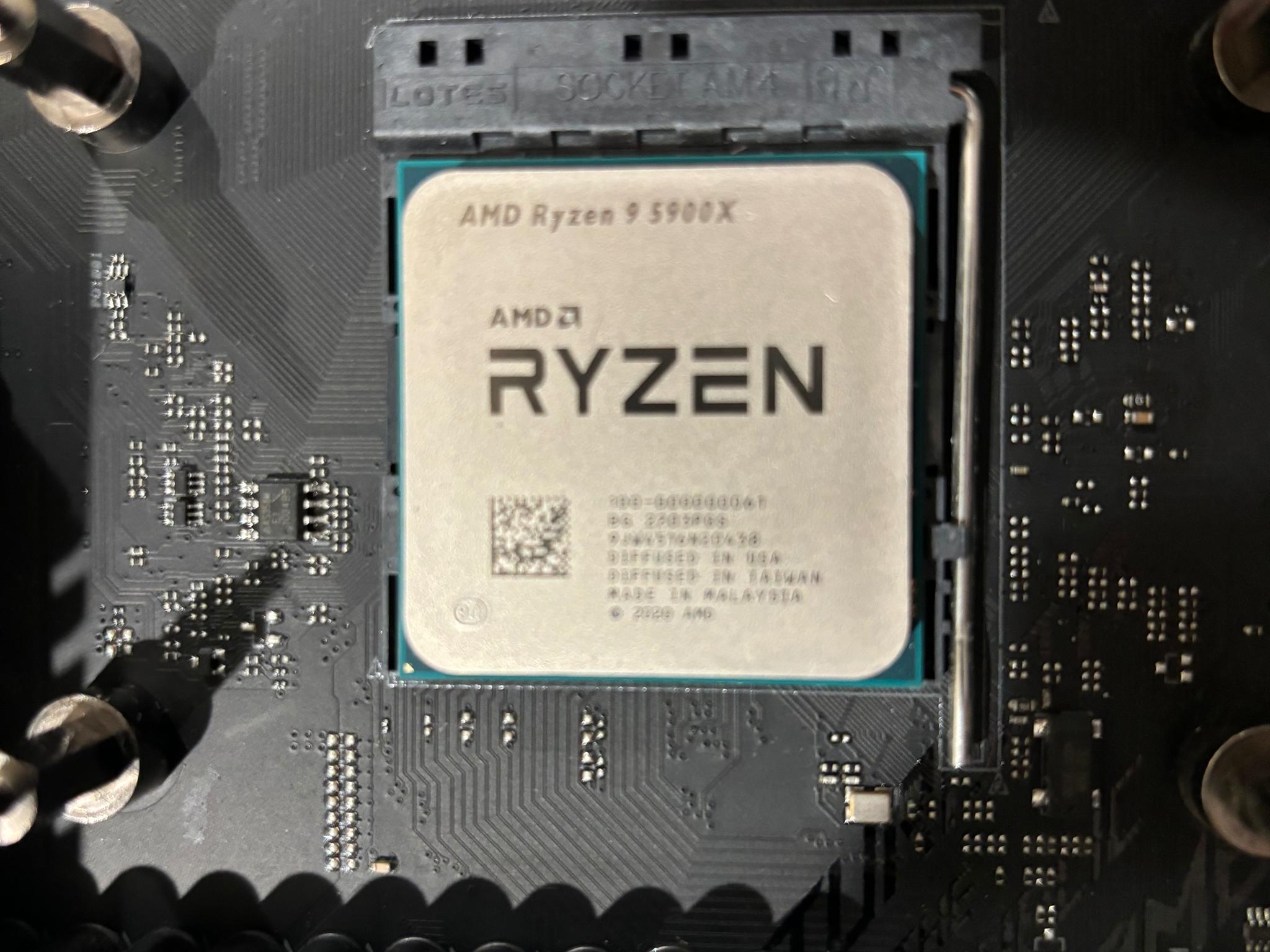 5900X, Motherboard, Ram, AIO, Fans and Fan Hub Combo