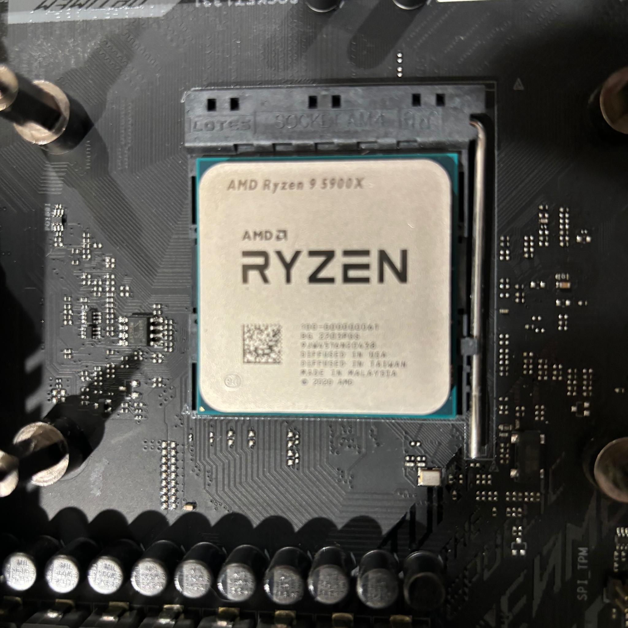 5900X, Motherboard, Ram, AIO, Fans and Fan Hub Combo