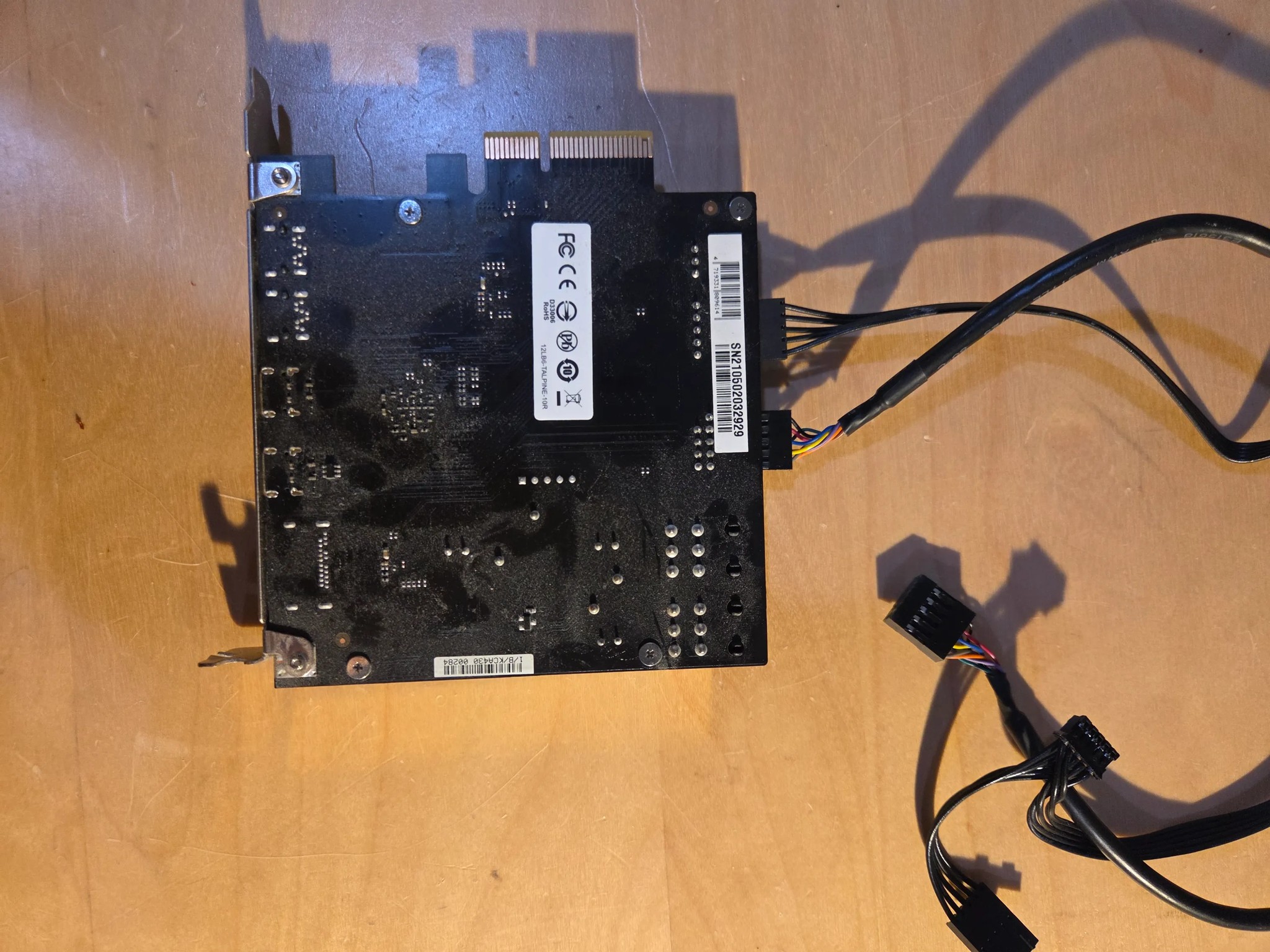 Gigabyte GC-Titan Ridge Thunderbolt 3 PCIe Card Rev 2.0