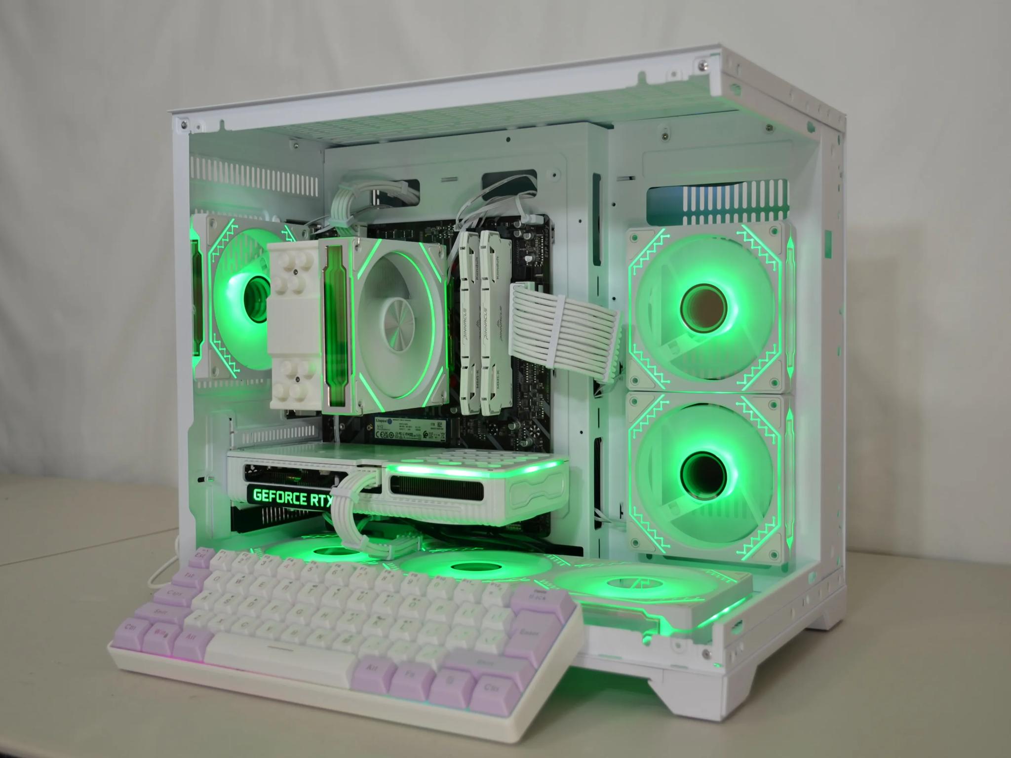 ⚪White Out⚪ - FREE Keyboard⌨️ | RTX 3060 Ti | Ryzen 5 5500 | 1tb NVMe | Windows 11 FULLY ACTIVATED