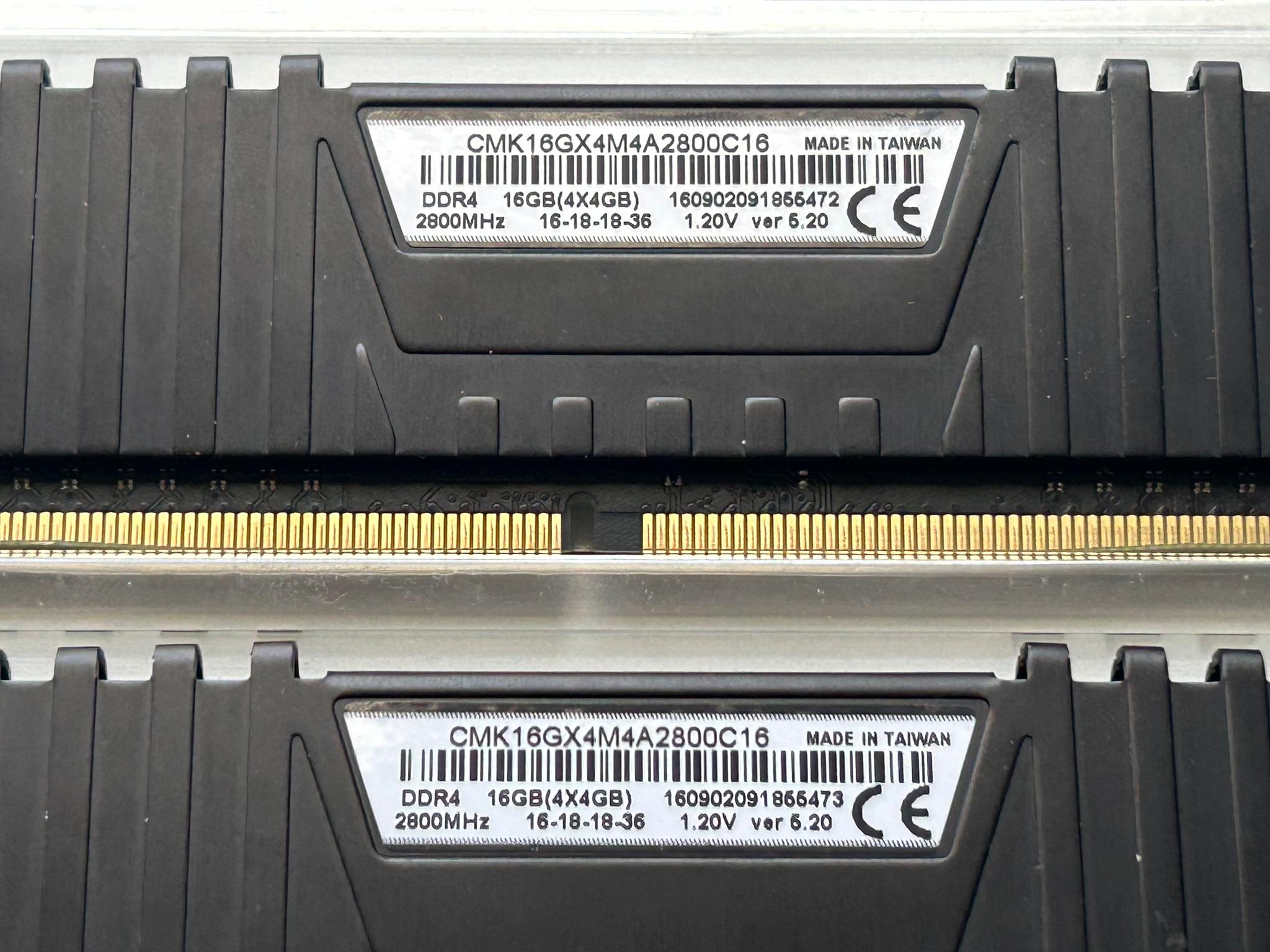 Corsair Vengeance LPX 8 GB (2x 4GB) DDR4-2800MHz CL16