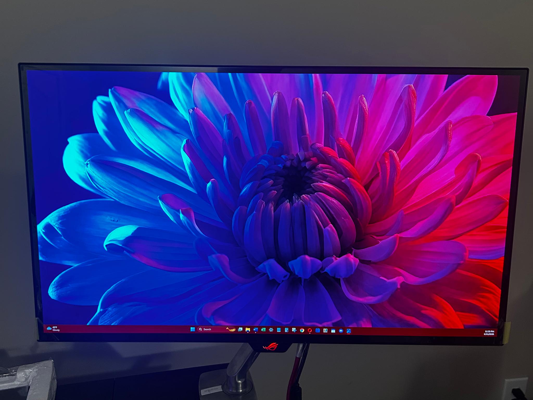 ASUS ROG 27” OLED (480hz Refresh Rate) 2560x1440 Resolution Gaming Monitor (PG27AQDP)