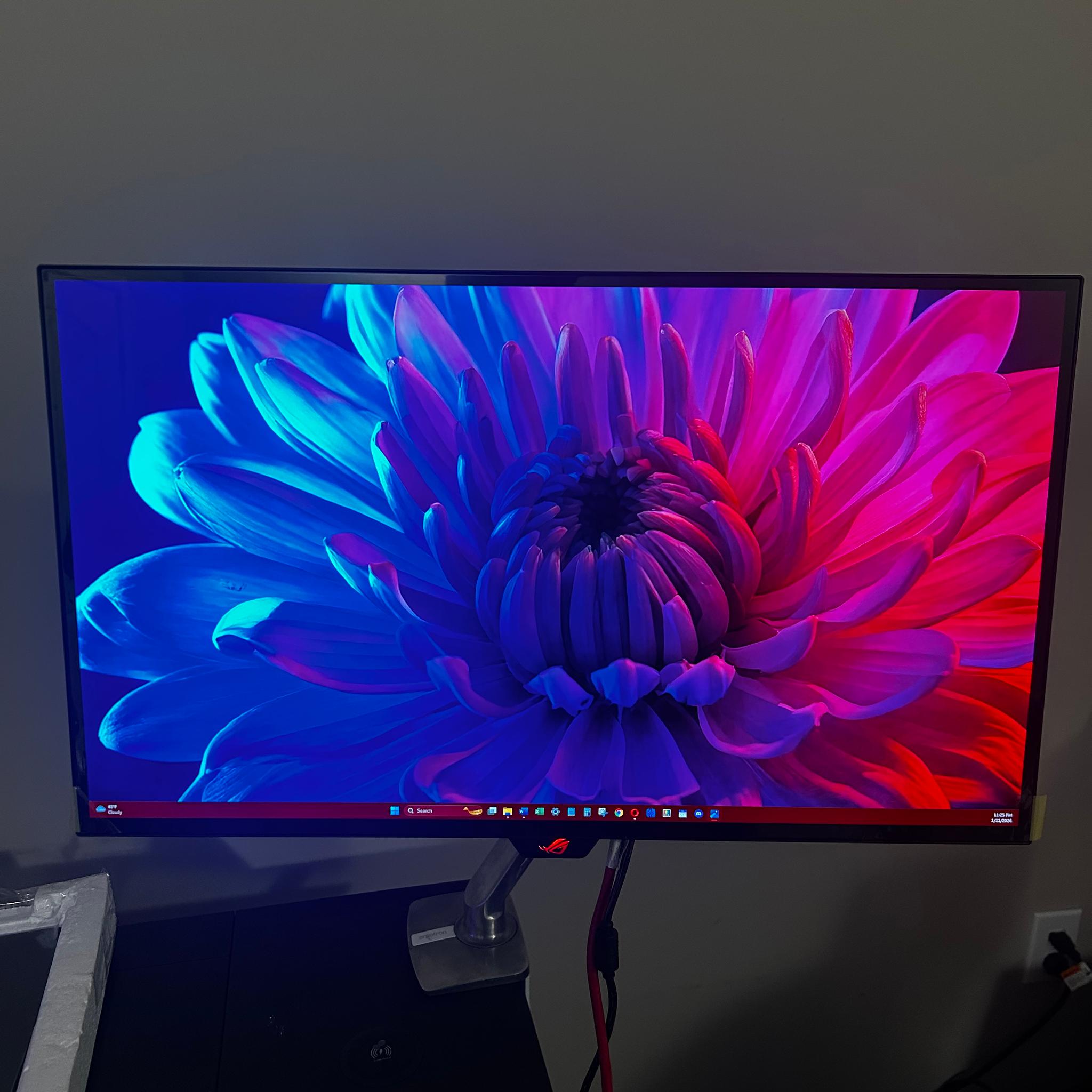 ASUS ROG 27” OLED (480hz Refresh Rate) 2560x1440 Resolution Gaming Monitor (PG27AQDP)