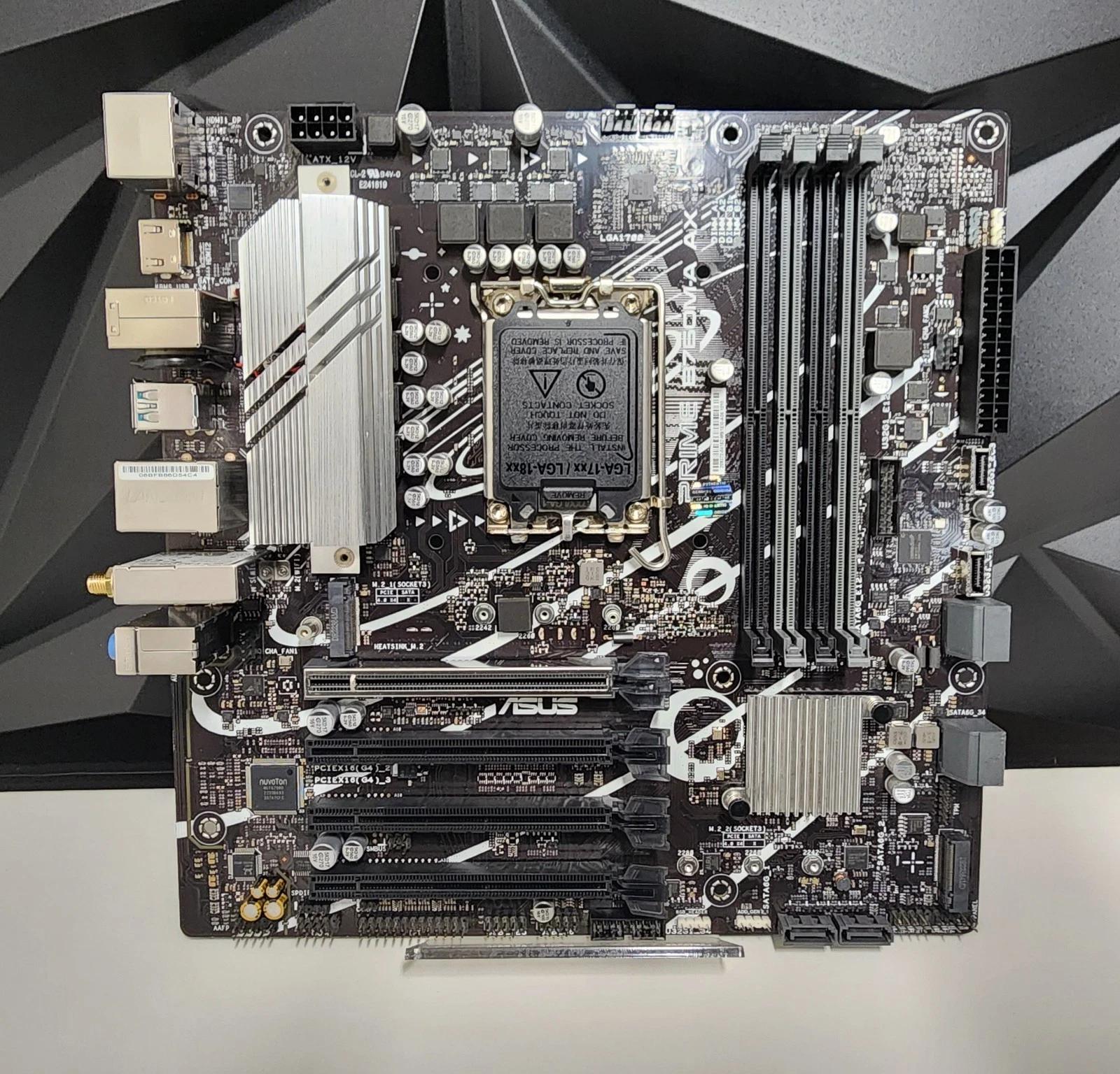 UPDATED BIOS ASUS PRIME B760M-A AX WIFI DDR4 LGA1700 MATX Motherboard