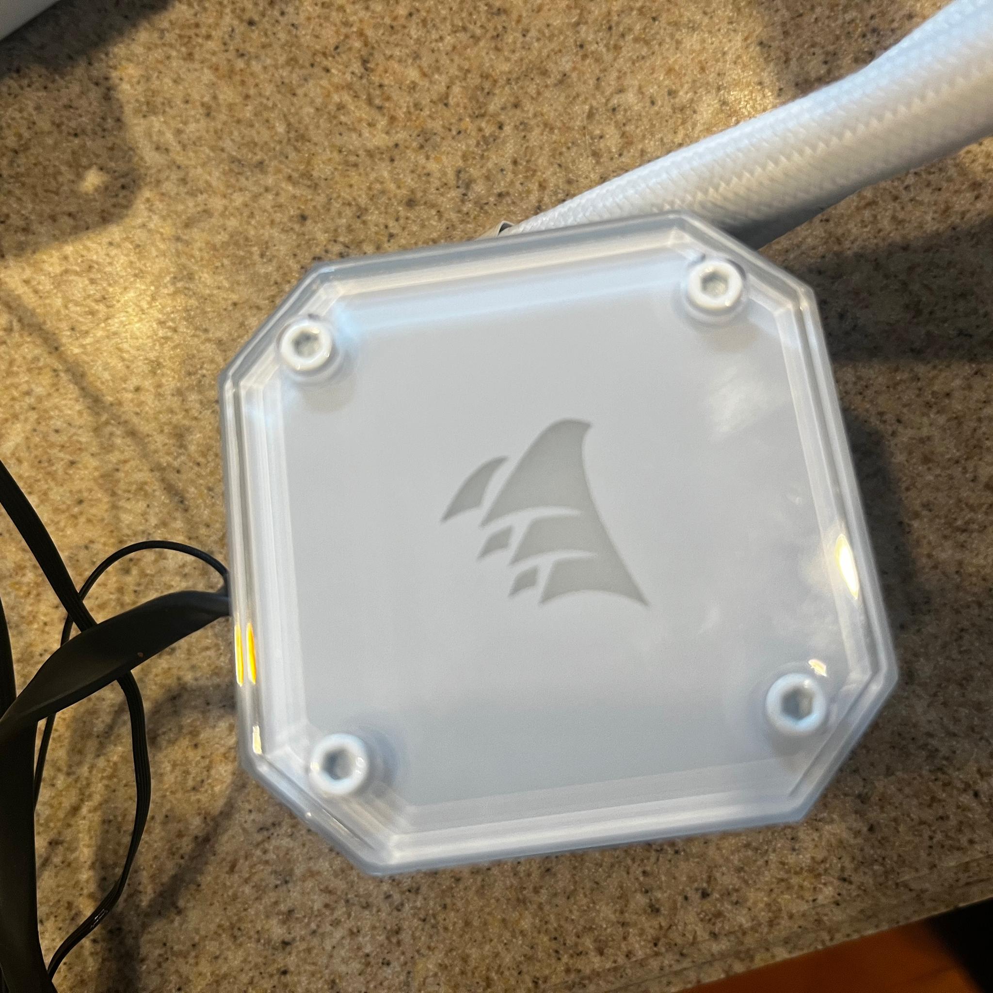Corsair h100i white