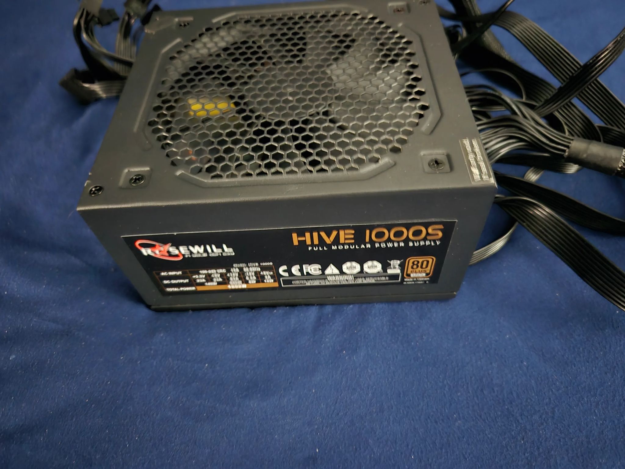 ON SALE! Rosewill HIVE-1000S, 1000W Fully Modular PSU, 80 PLUS BRONZE
