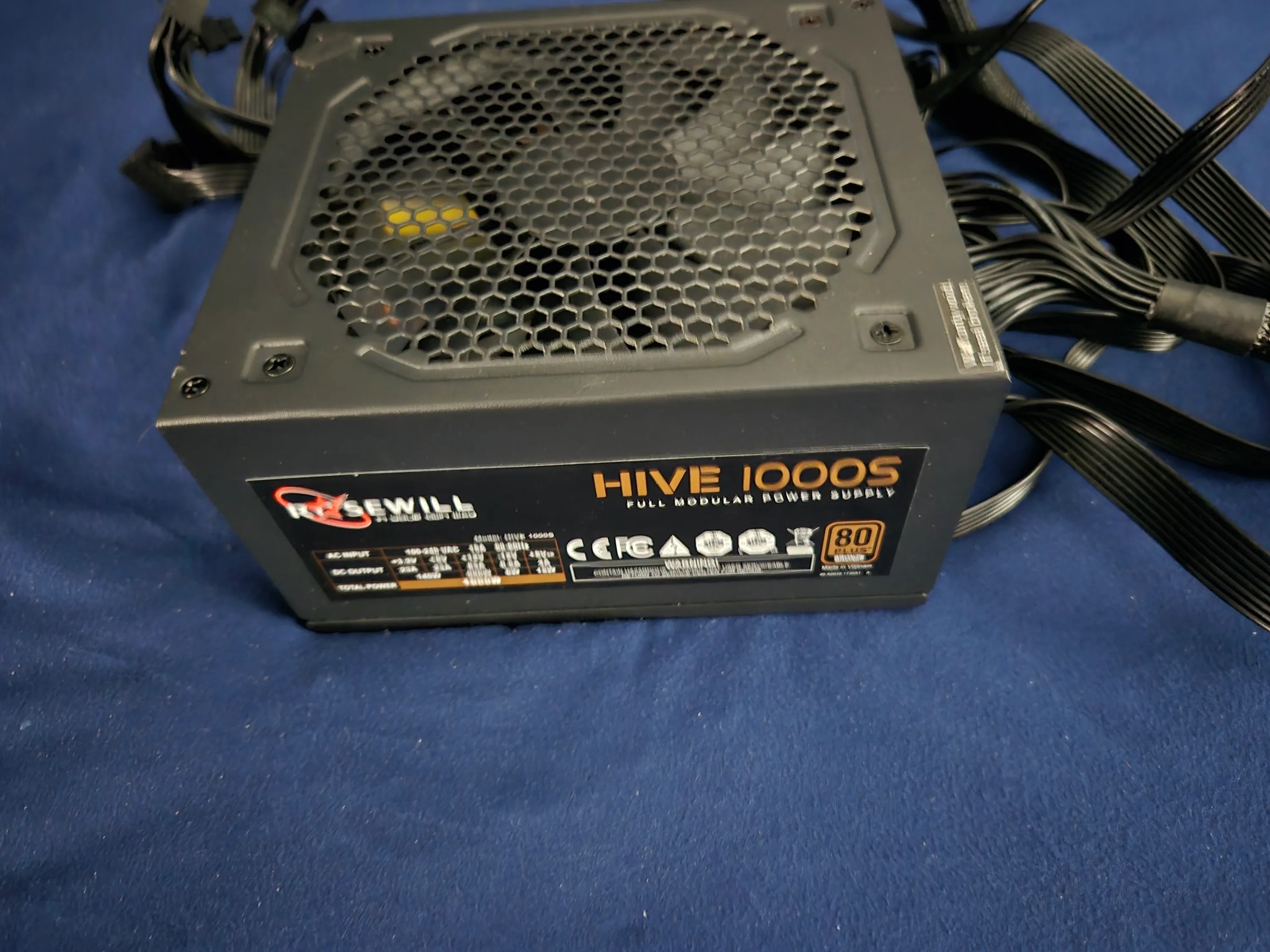 ON SALE! Rosewill HIVE-1000S, 1000W Fully Modular PSU, 80 PLUS BRONZE