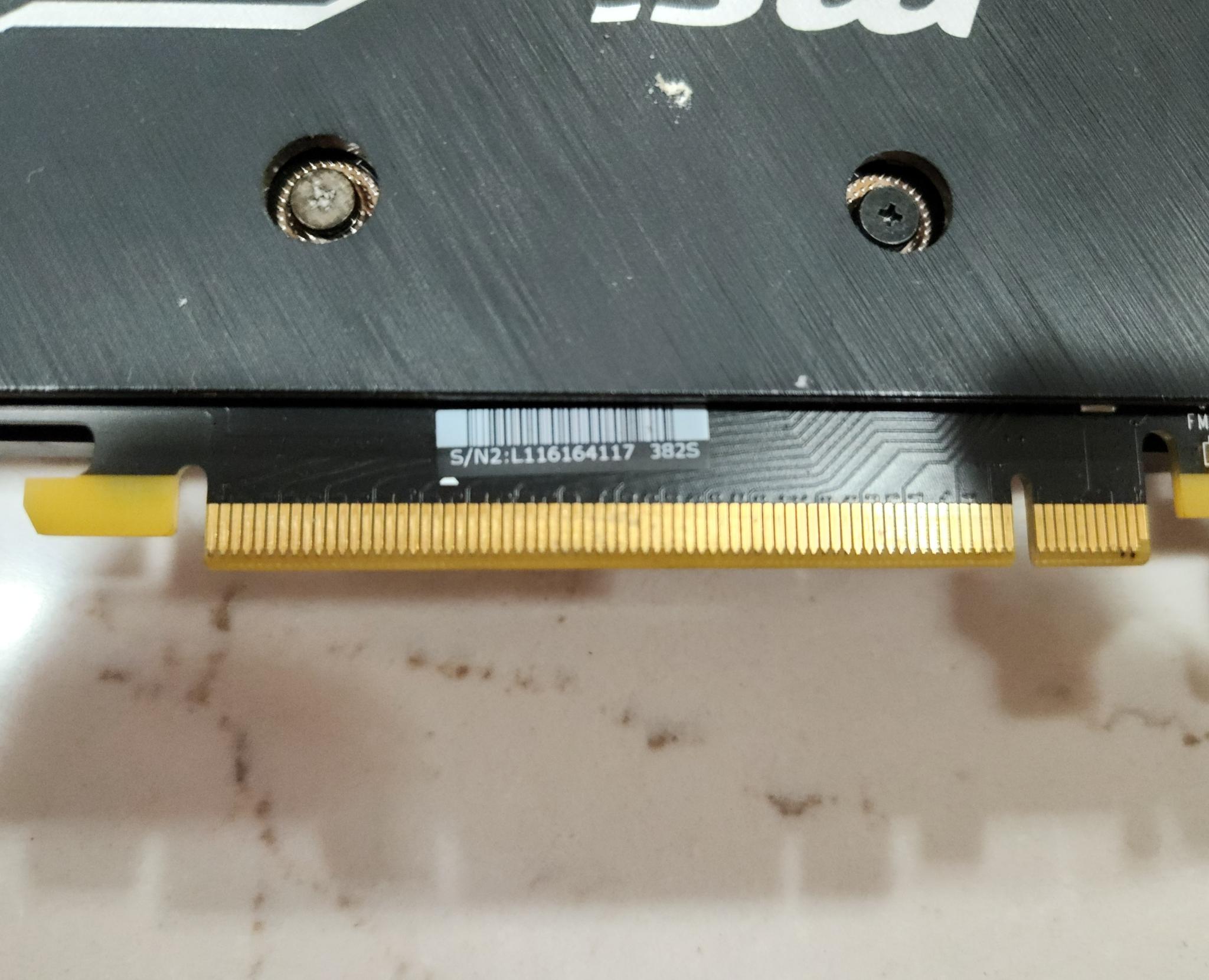 MSI VENTUS XS OC edition GTX 1660 Super 6gb