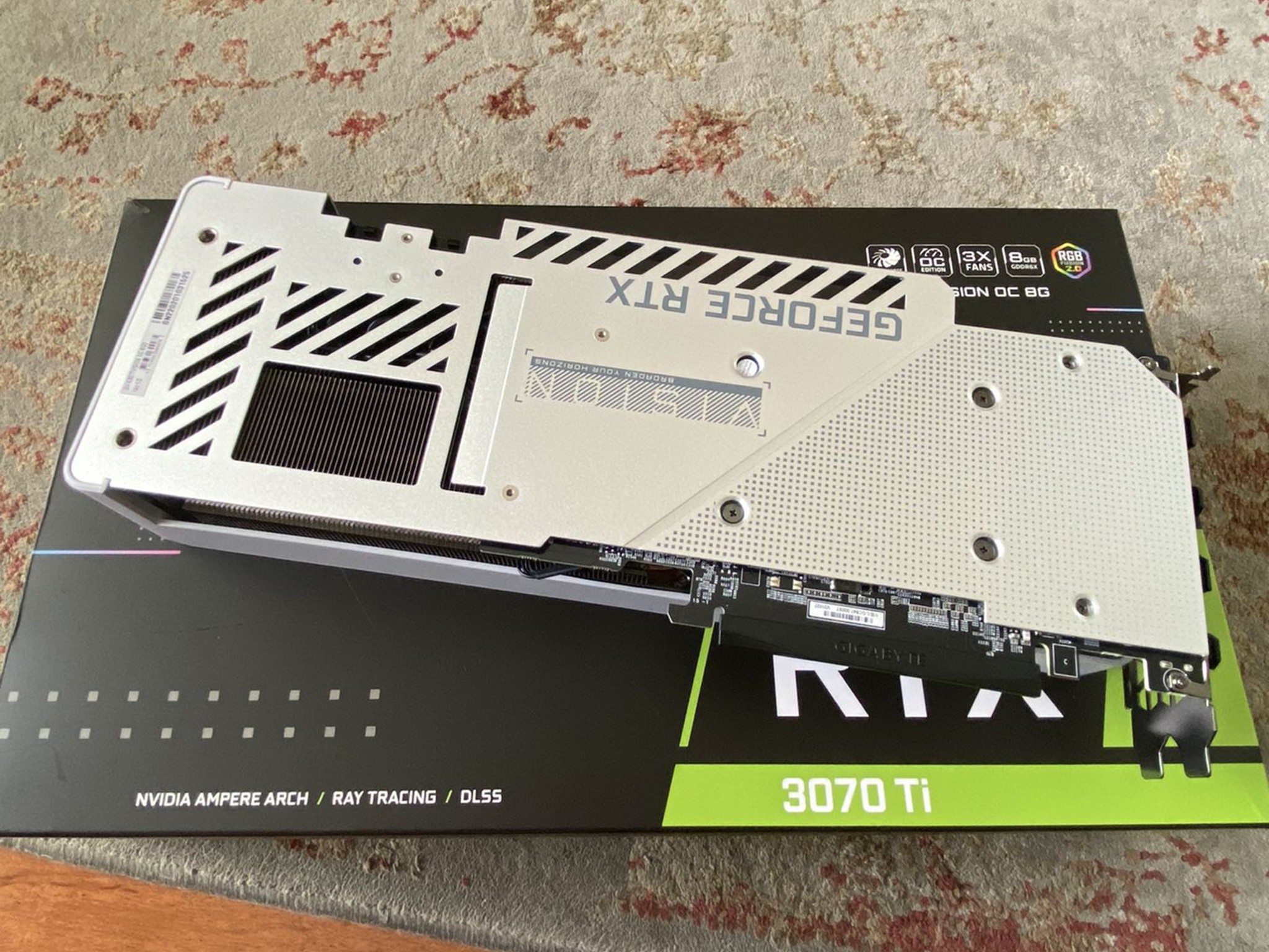 Nvidia Gigabyte GeForce RTX 3070 Ti Vision 8G OC