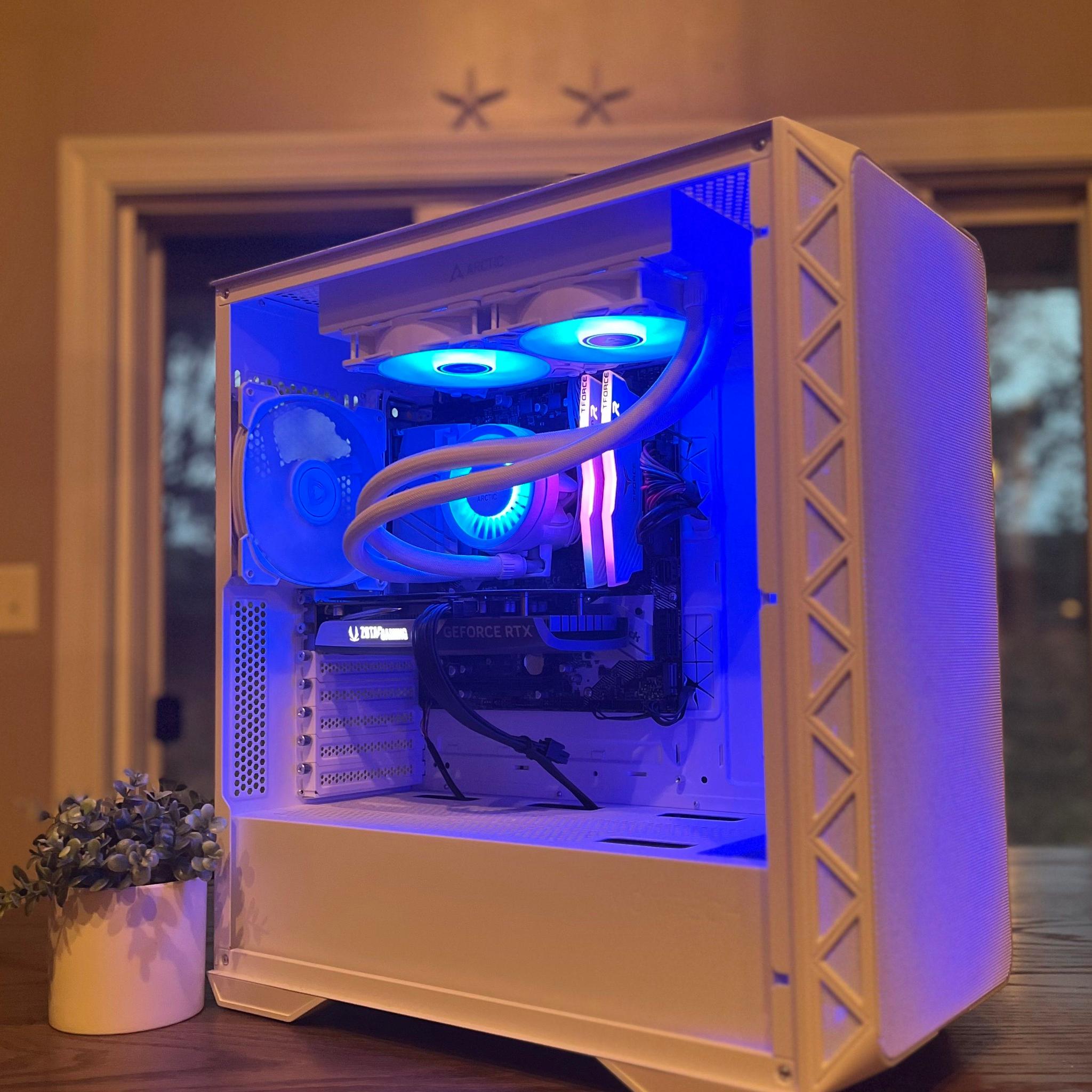 🤍White Dragon🐉 Ryzen 5 5600x|RTX 4060 8GB|32GB DDR4 RAM|2TB SSD|AIO Cooler