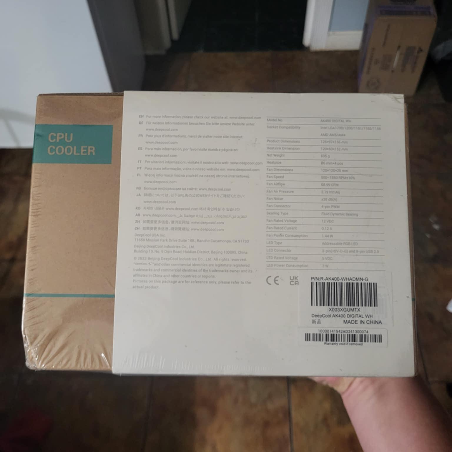 Deepcool AK400 Digital CPU Cooler