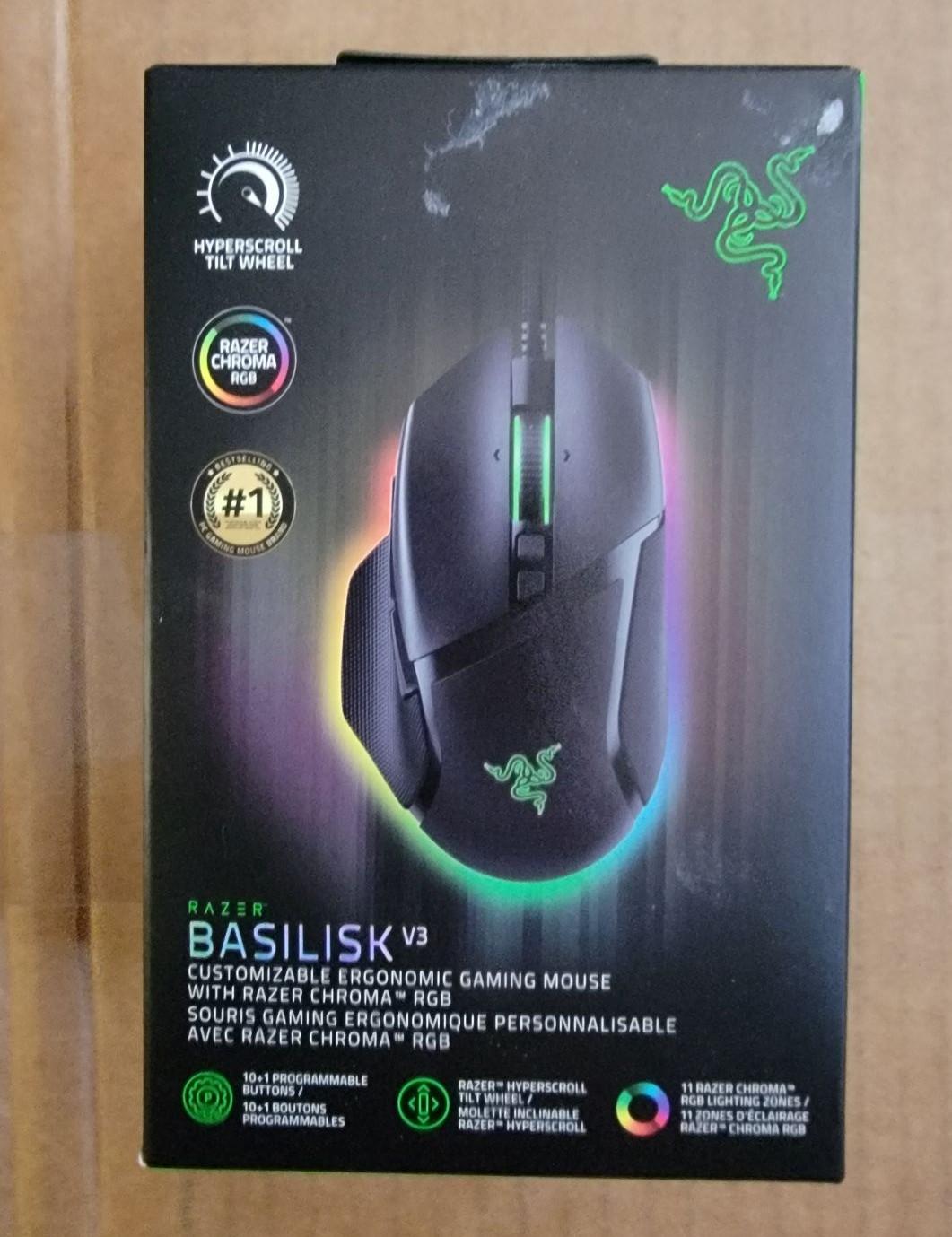 Razer Basilisk V3 Wired RGB Mouse - Brand New In Box