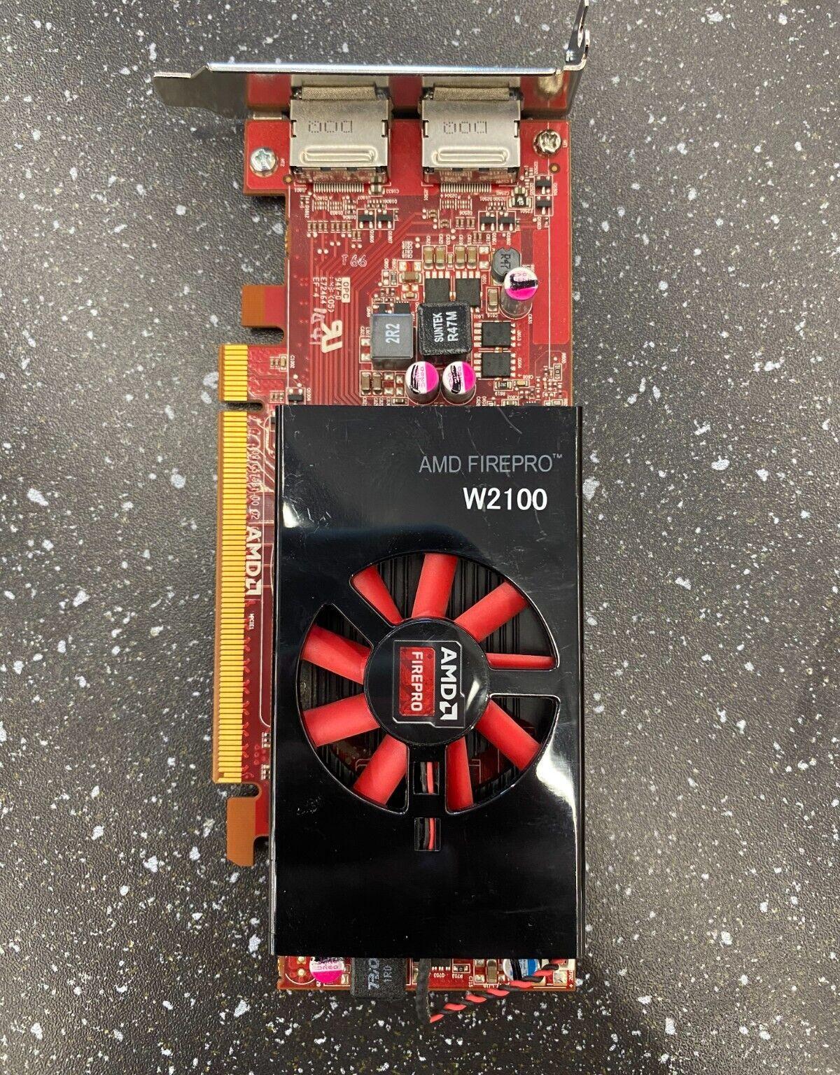 AMD FirePro W2100 2GB DDR3 Graphics Card  Low Profile - 2x DisplayPort