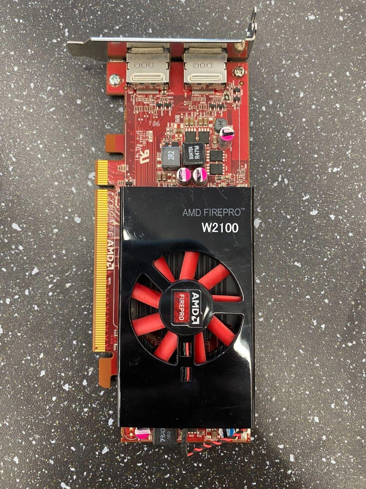 AMD FirePro W2100 2GB DDR3 Graphics Card  Low Profile - 2x DisplayPort