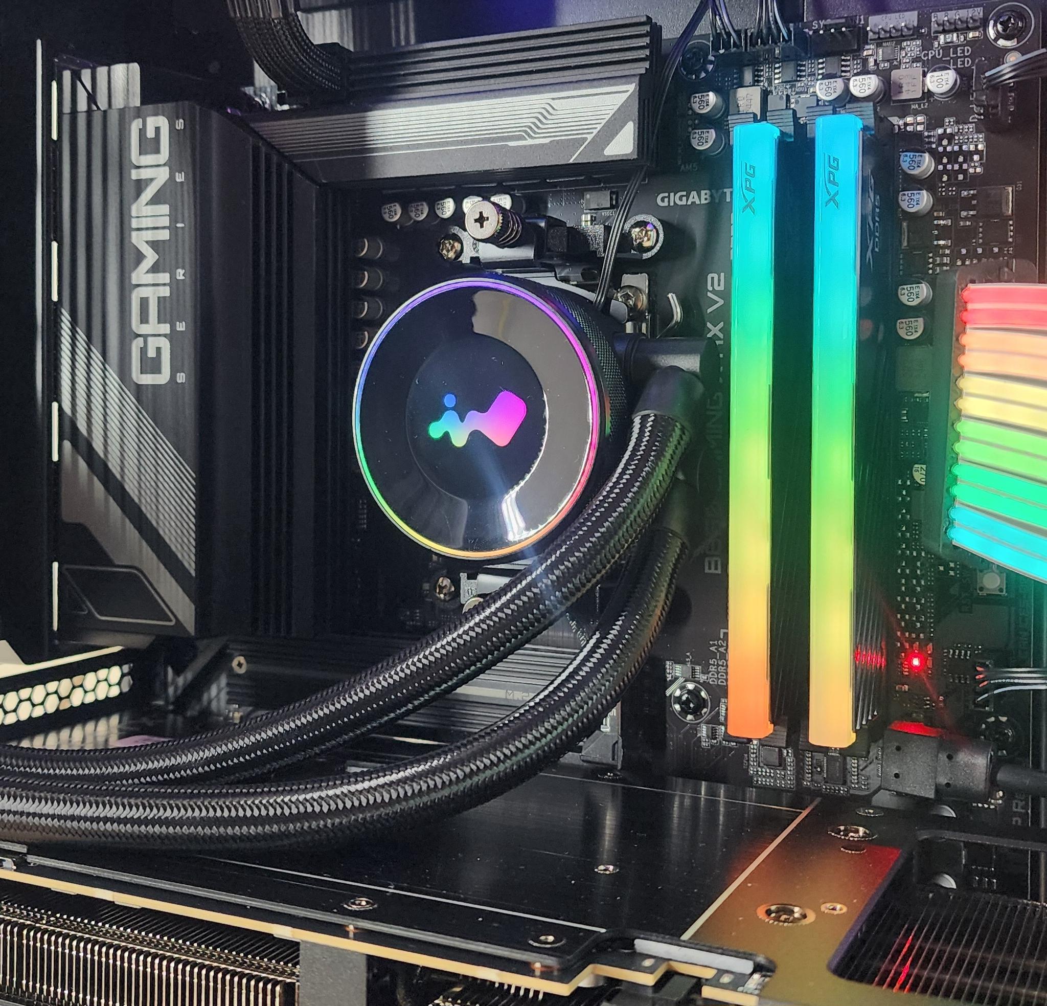 Gaming PC Ryzen 7 9850X3D 32GB RAM 2TB SSD RTX 5070 Ti 16GB Windows 11 Computer
