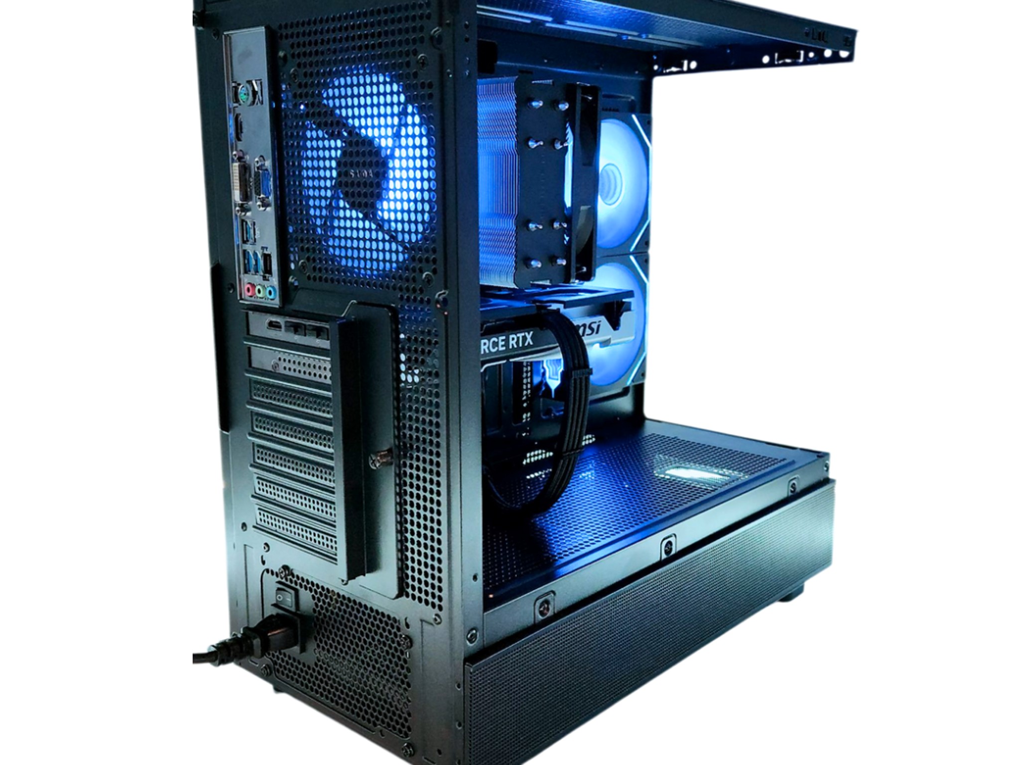 🗡Longsword🛡: RTX 5060 TI | Ryzen 5800 XT | 32GB DDR4 RAM | 1TB SSD | 4 RGB Fans | Black Gaming PC
