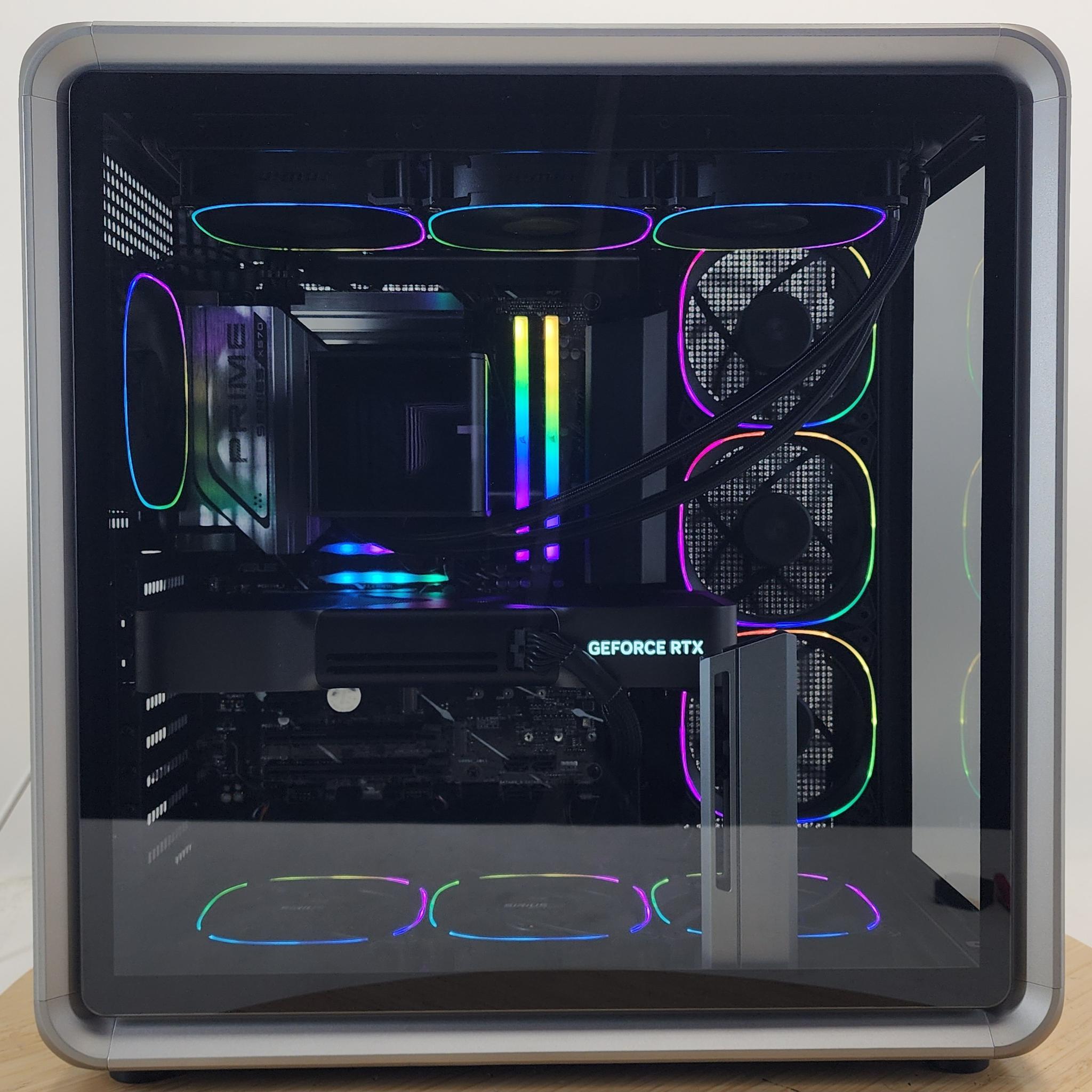Gaming PC Ryzen 7 9800X3D 96GB RAM 4TB SSD RTX 5090 32GB Windows 11 Computer