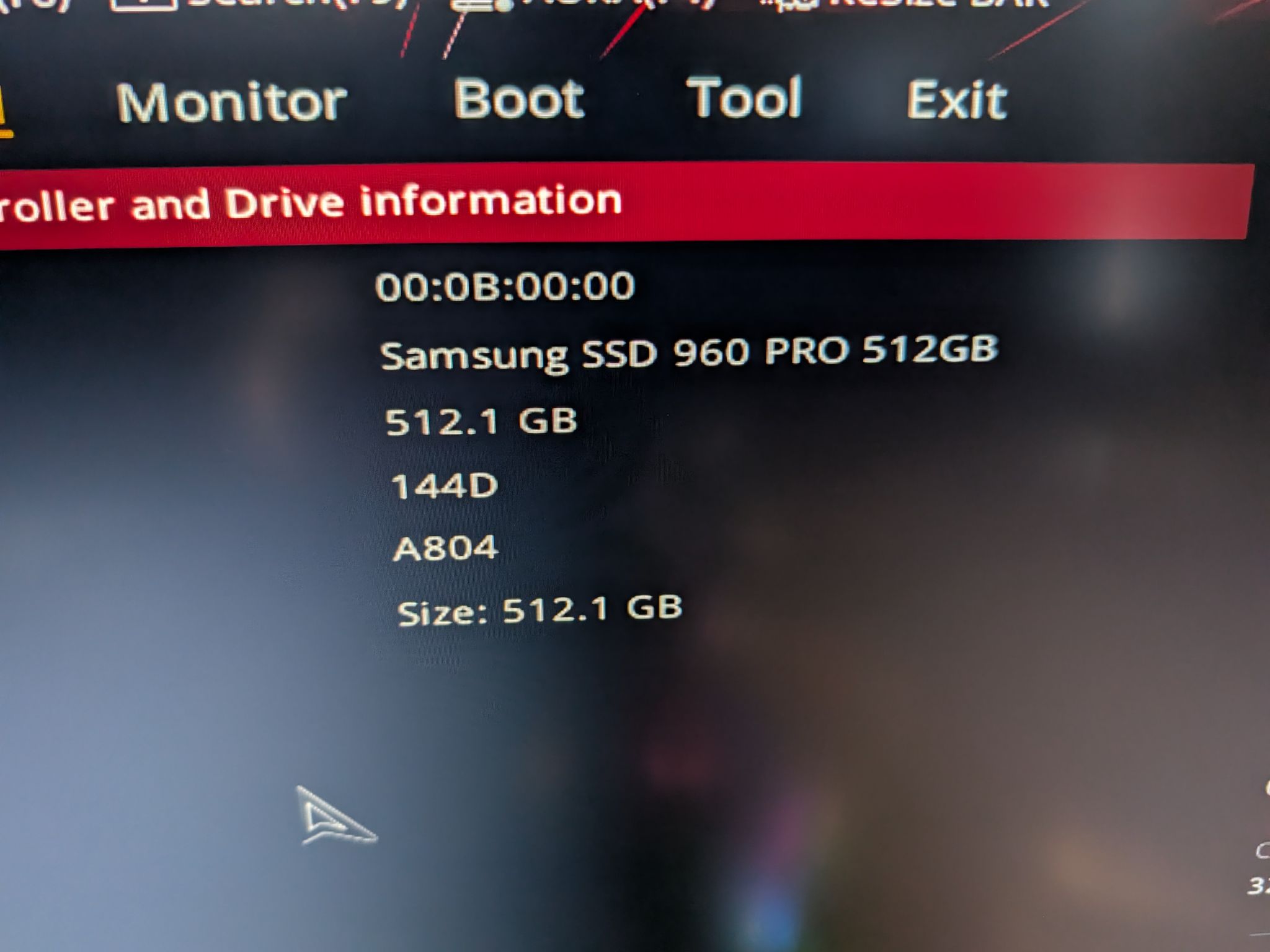 Samsung 960 Pro 512GB M.2 SSD