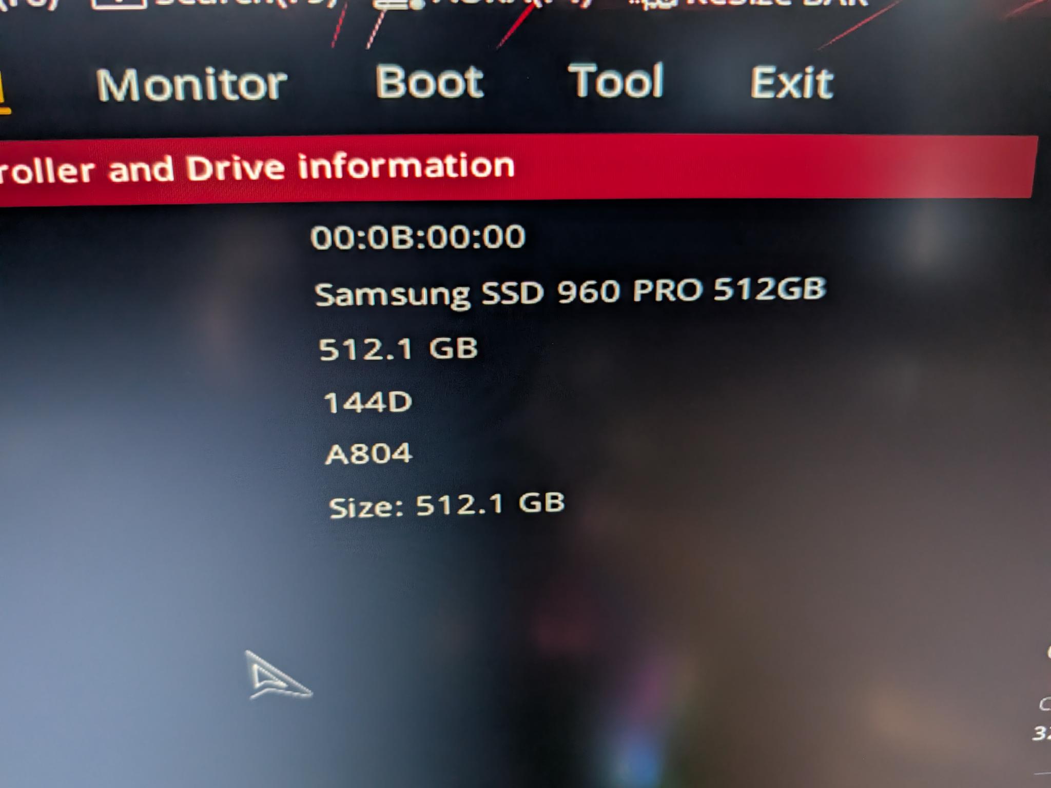 Samsung 960 Pro 512GB M.2 SSD