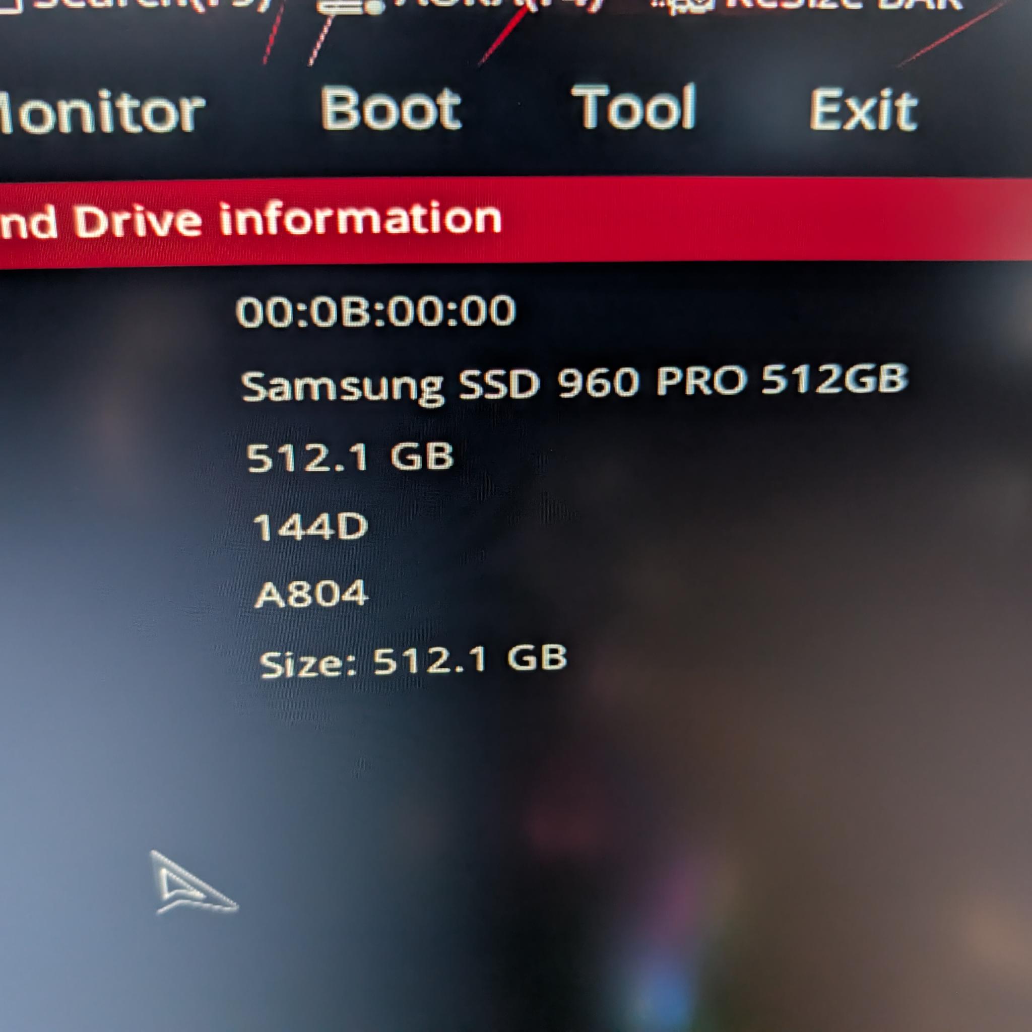 Samsung 960 Pro 512GB M.2 SSD