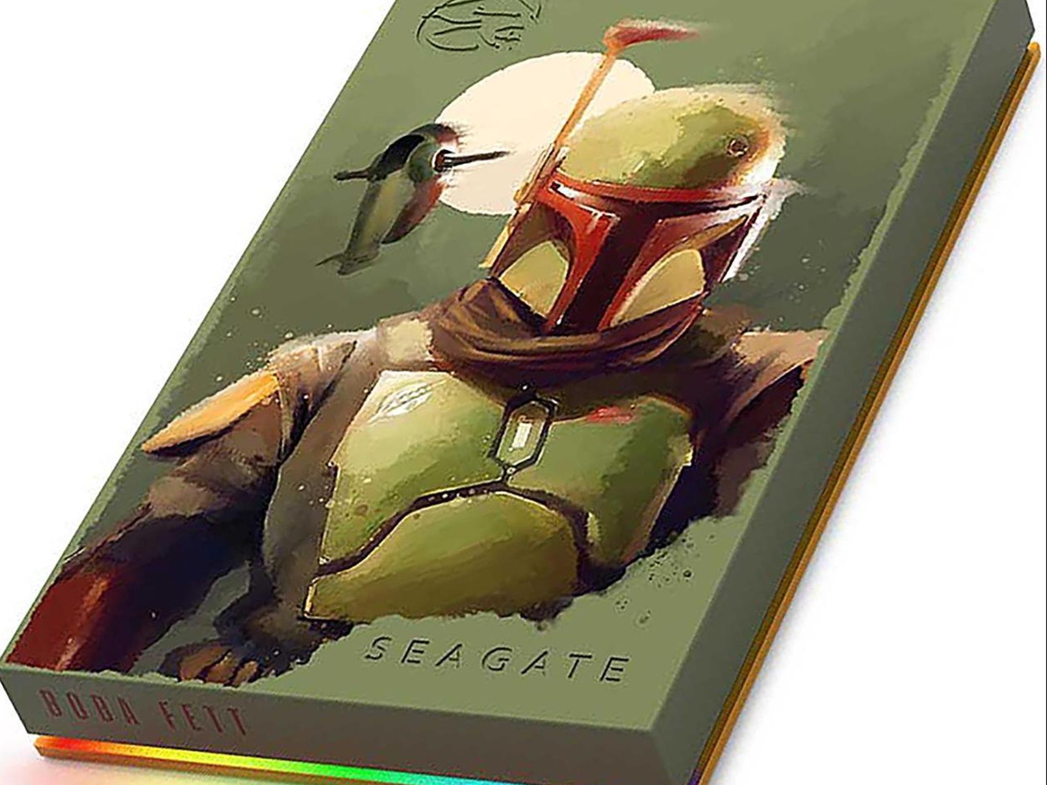 BNIB Seagate FireCuda External Gaming Hard Drive 2TB -Star Wars Boba Fett