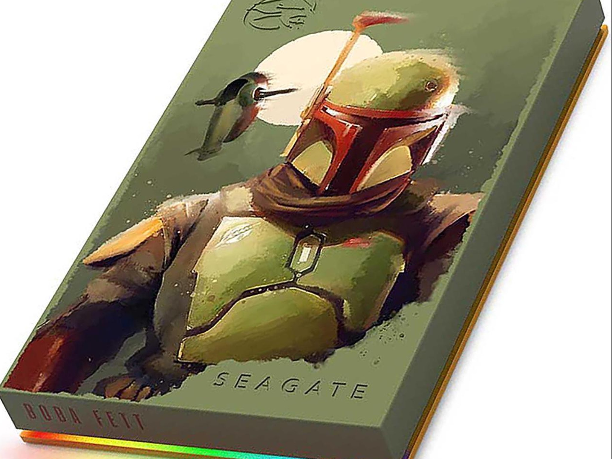 BNIB Seagate FireCuda External Gaming Hard Drive 2TB -Star Wars Boba Fett