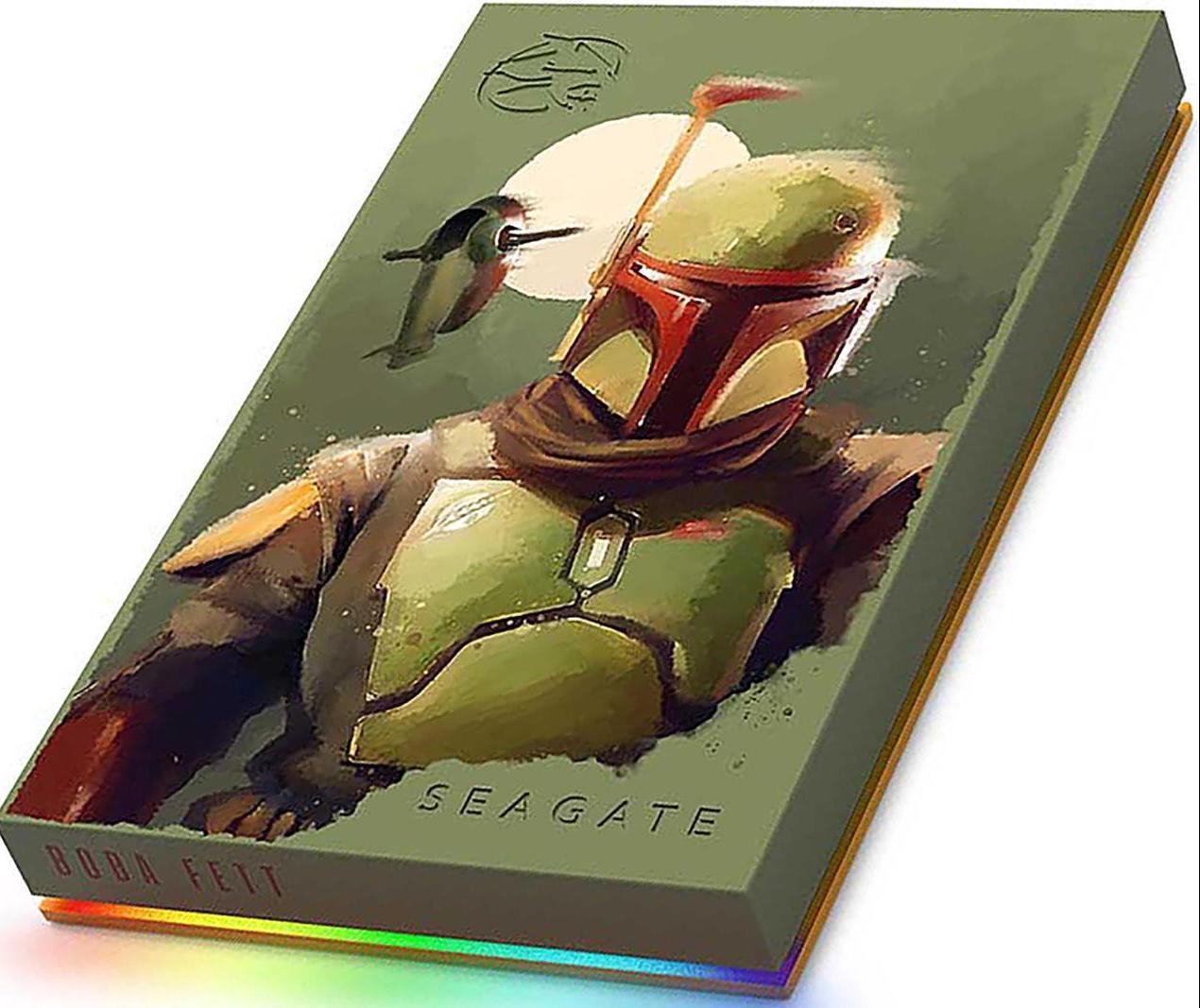 BNIB Seagate FireCuda External Gaming Hard Drive 2TB -Star Wars Boba Fett